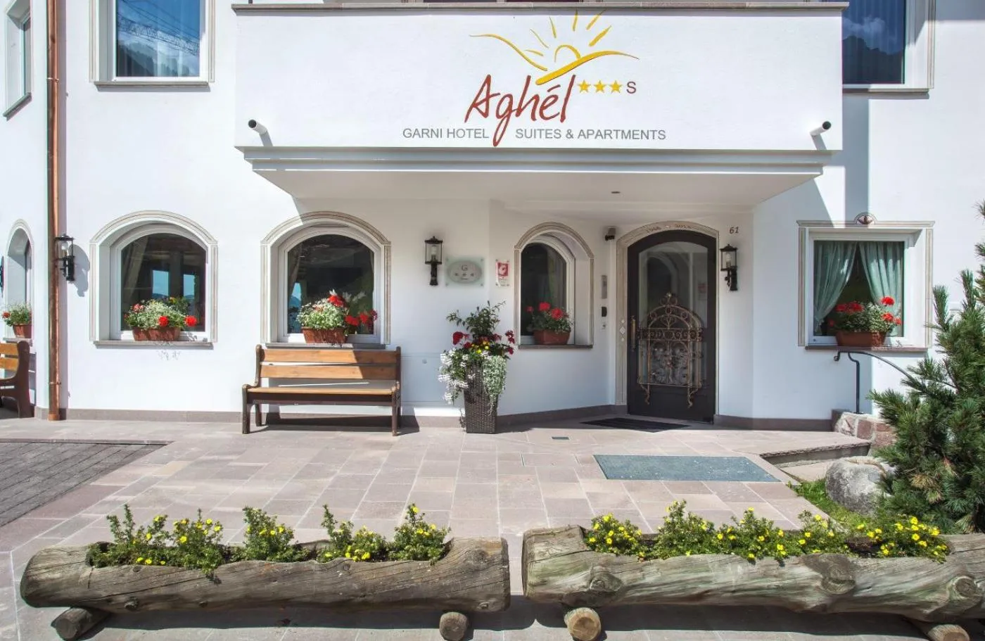 Property building in Hotel Garni Aghel