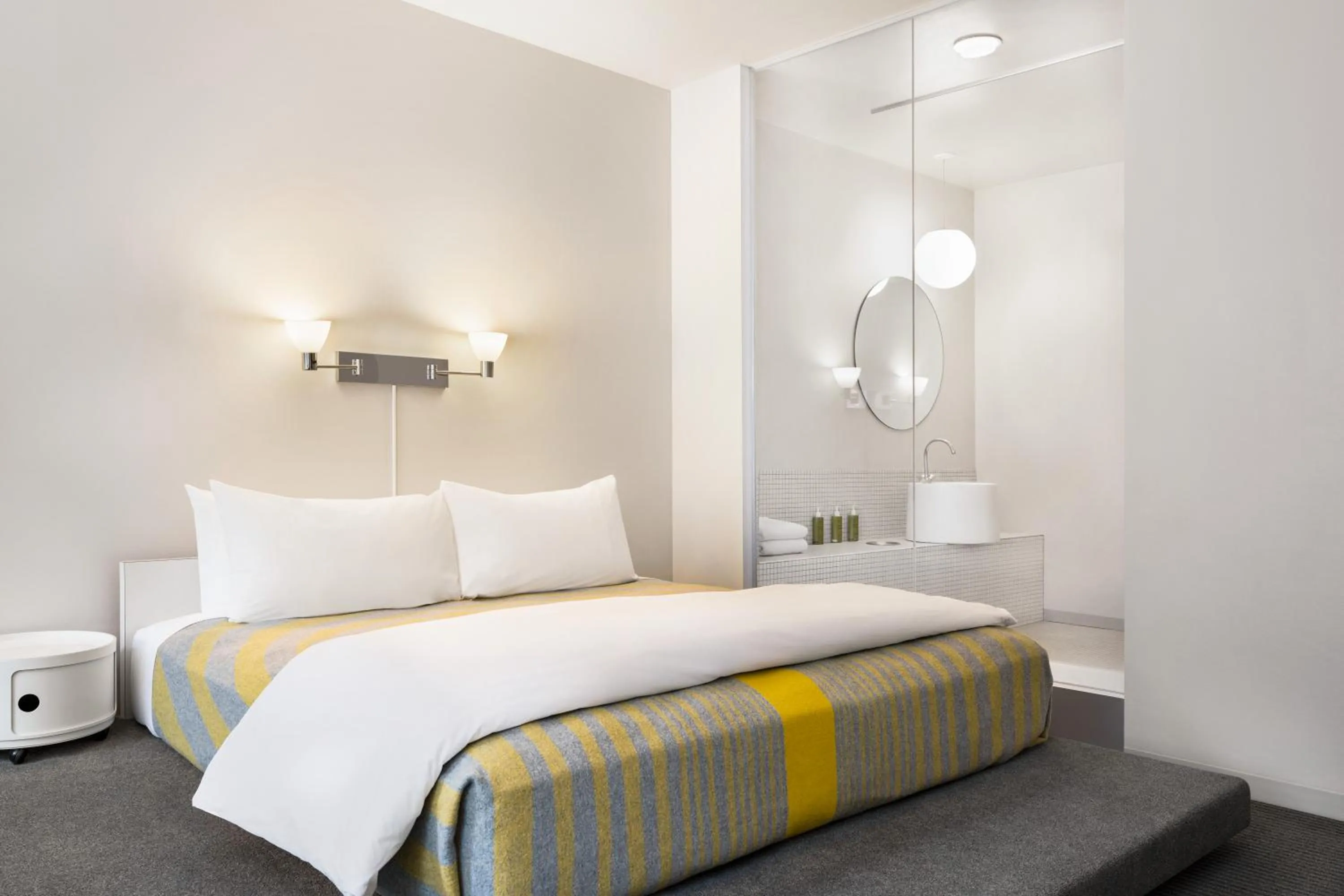 Bed in The Delphi Downtown LA