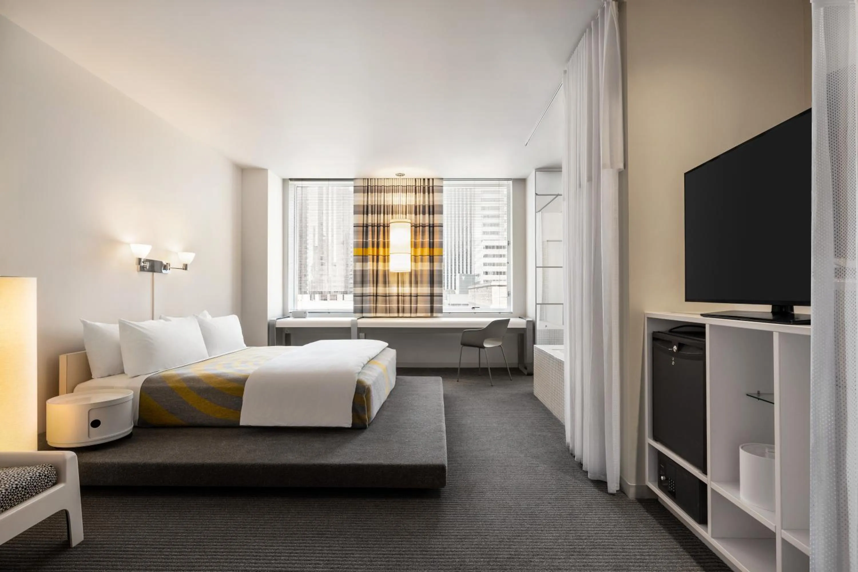 Bed in The Delphi Downtown LA