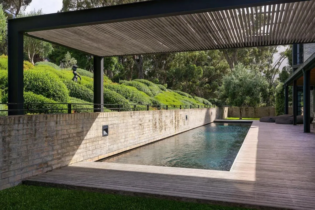 Pool view in Future Found Sanctuary, Luxury Boutique Hotel by NEWMARK