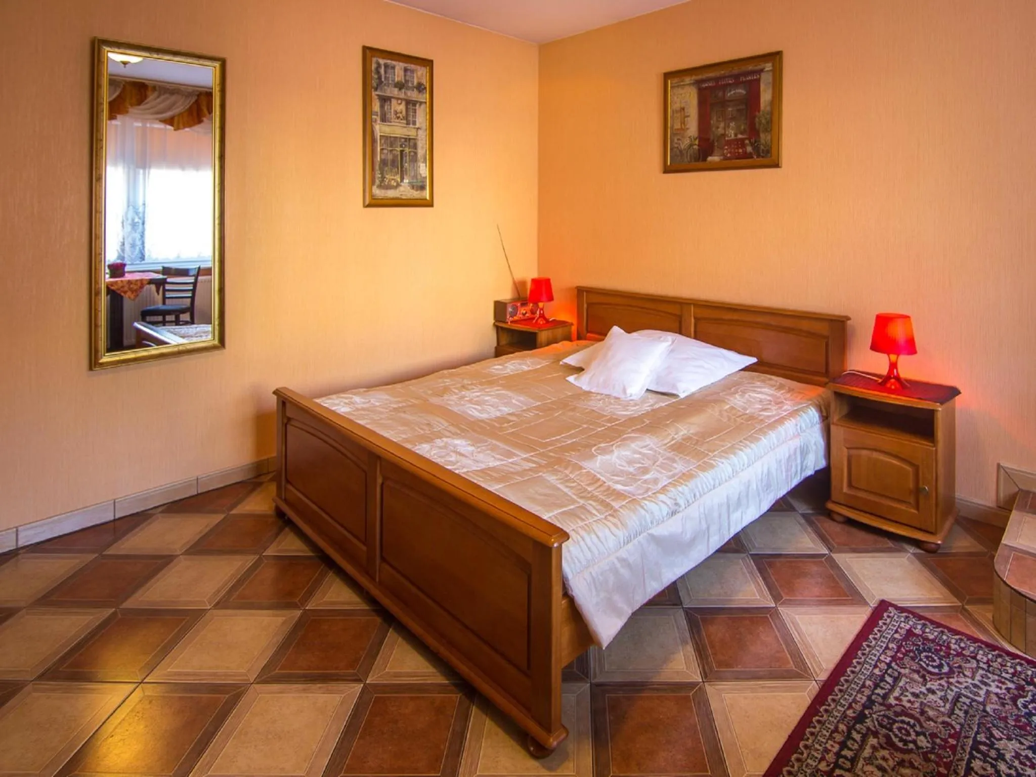 Bathroom, Bed in BLACK JACK "Będzin"