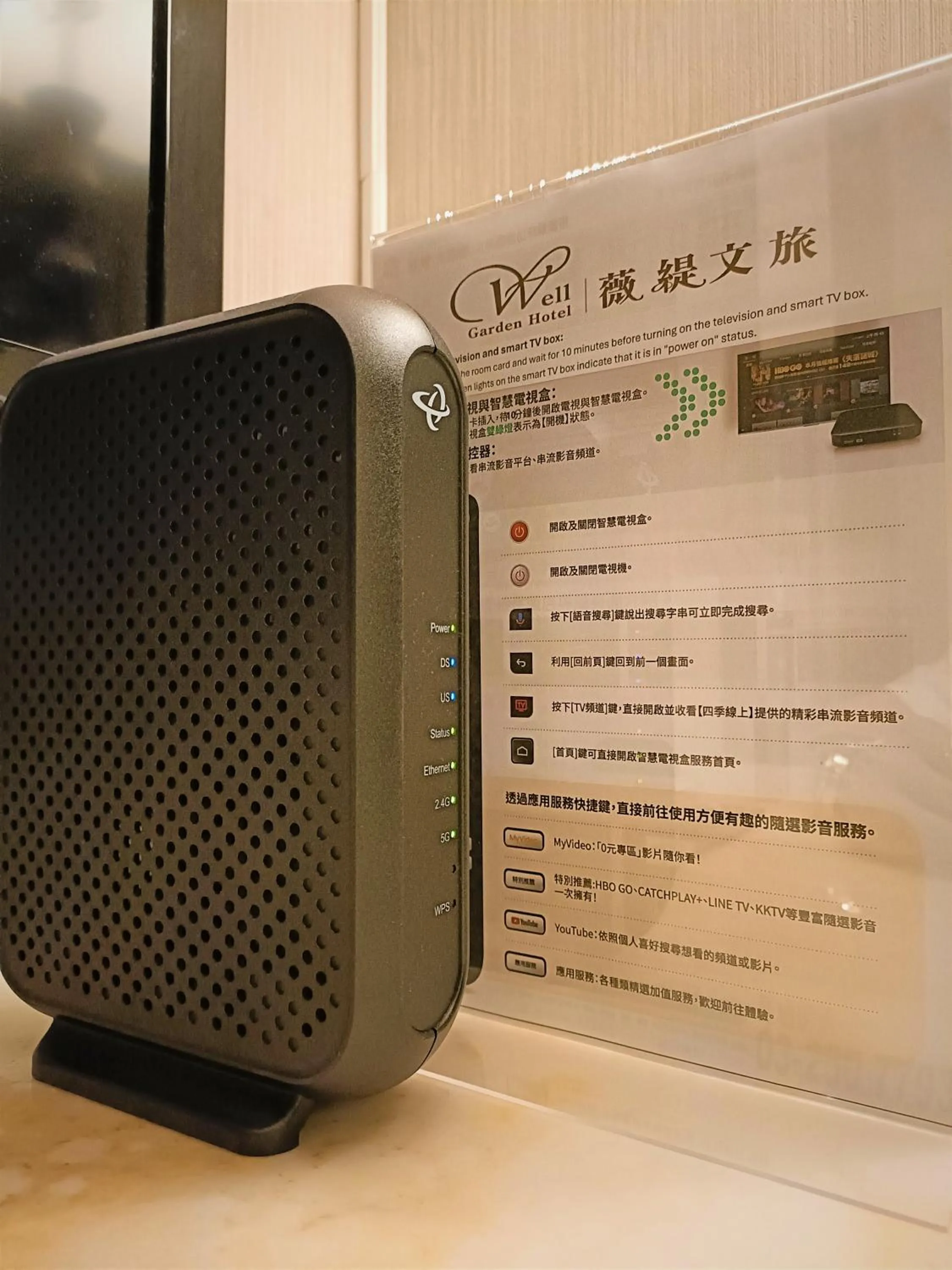 internet in Well Garden Hotel