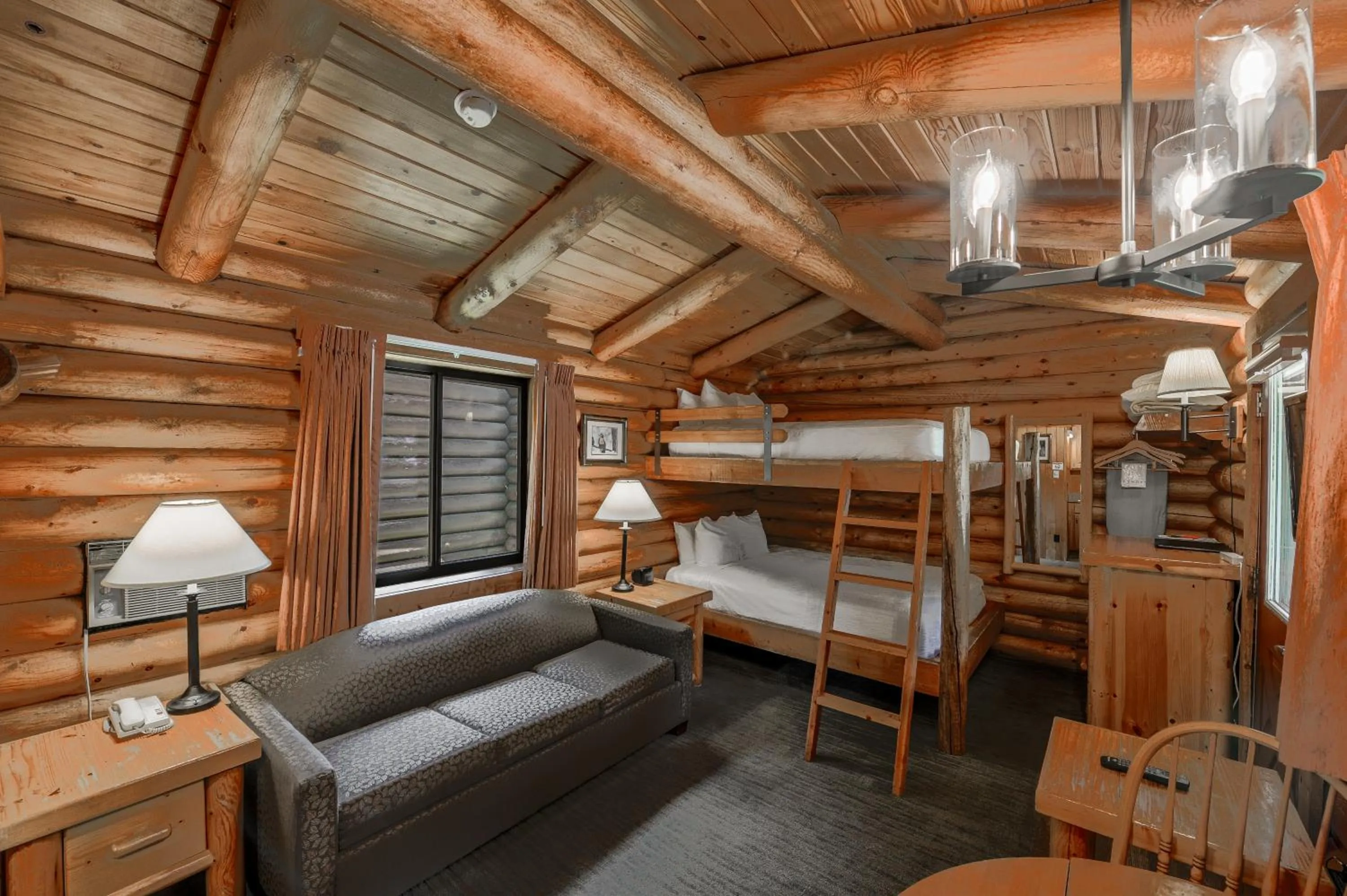 Bed in Cowboy Village Resort