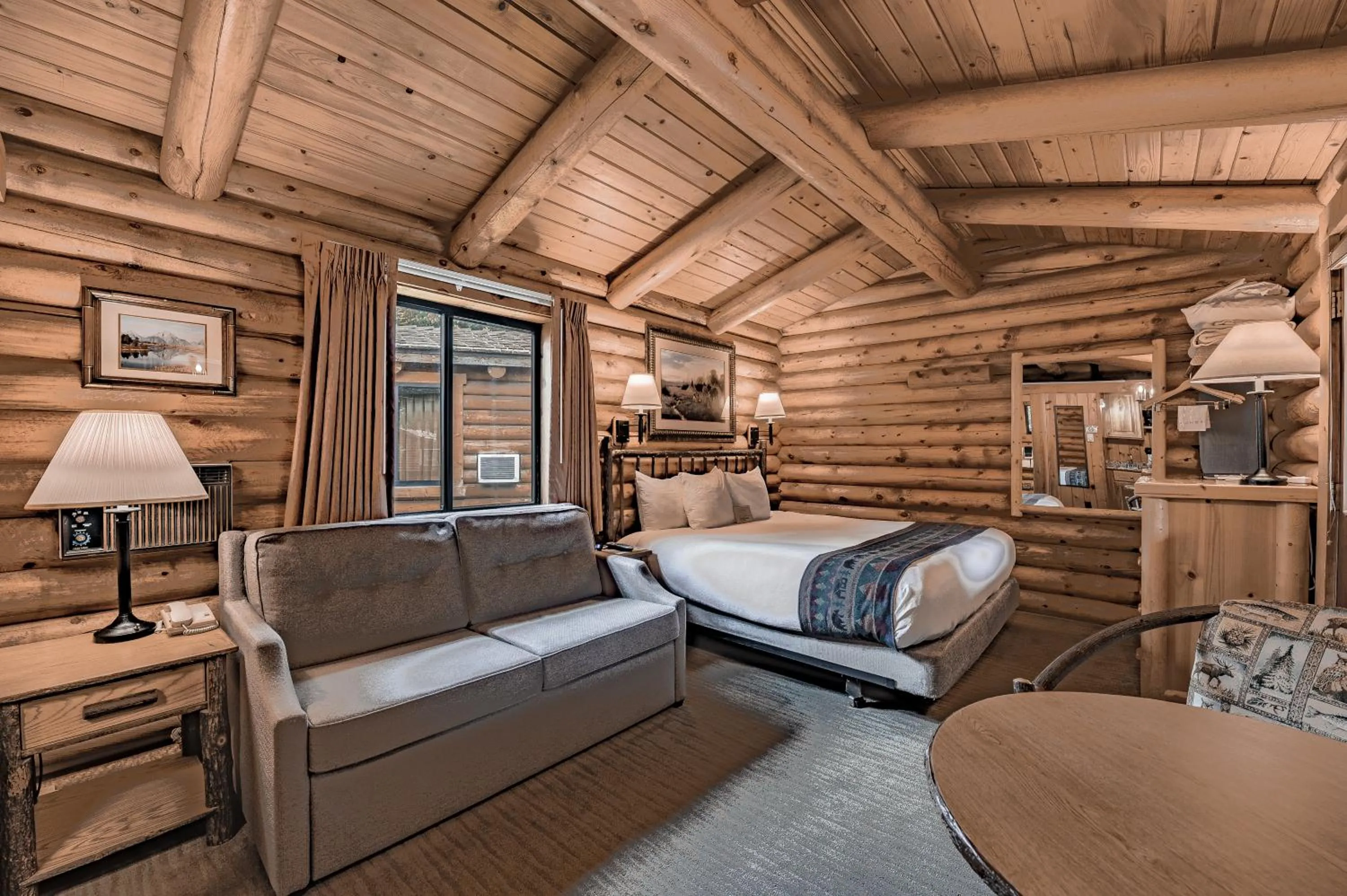 Bed in Cowboy Village Resort