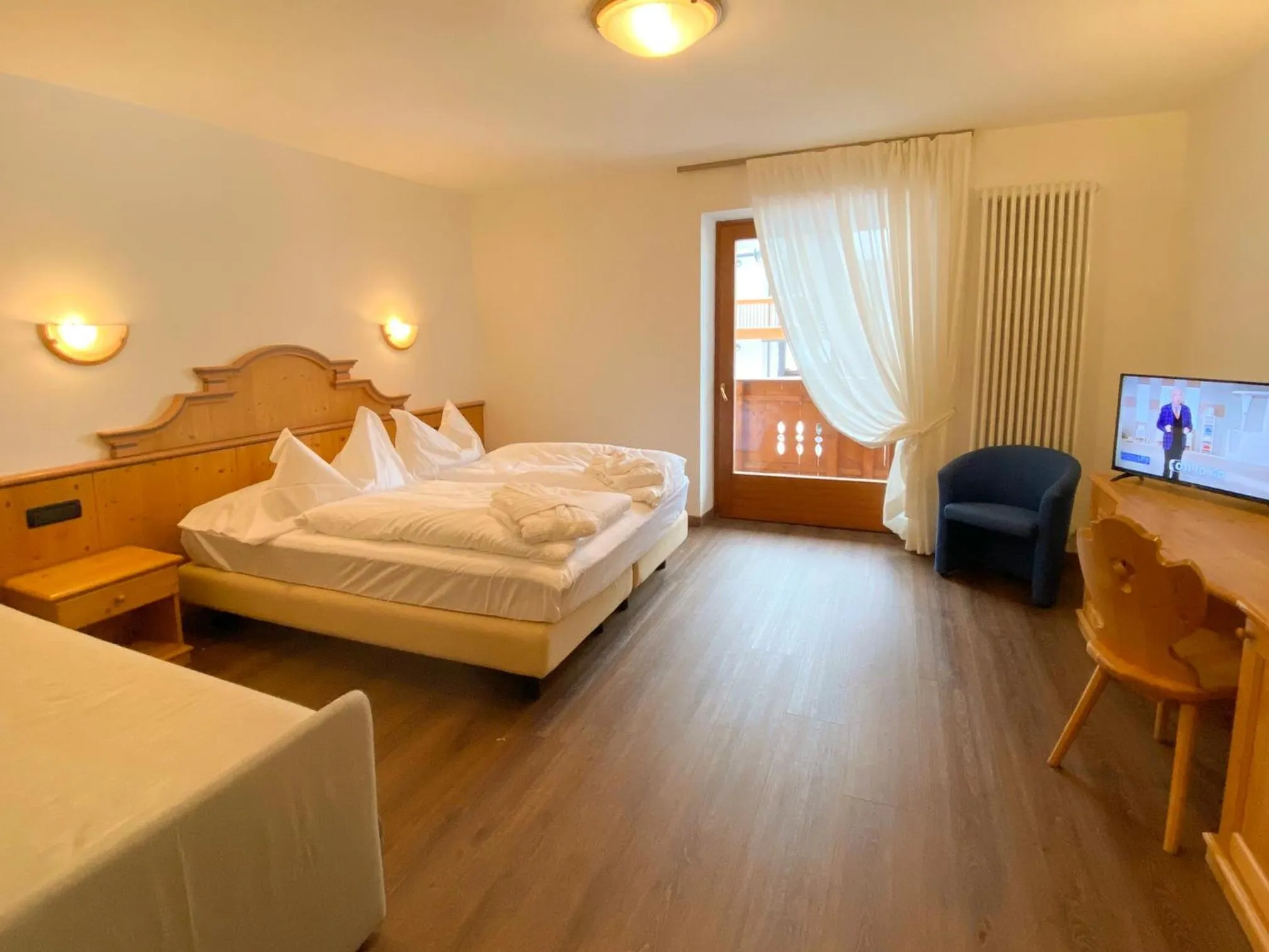 Bed in Hotel Villa Aurora