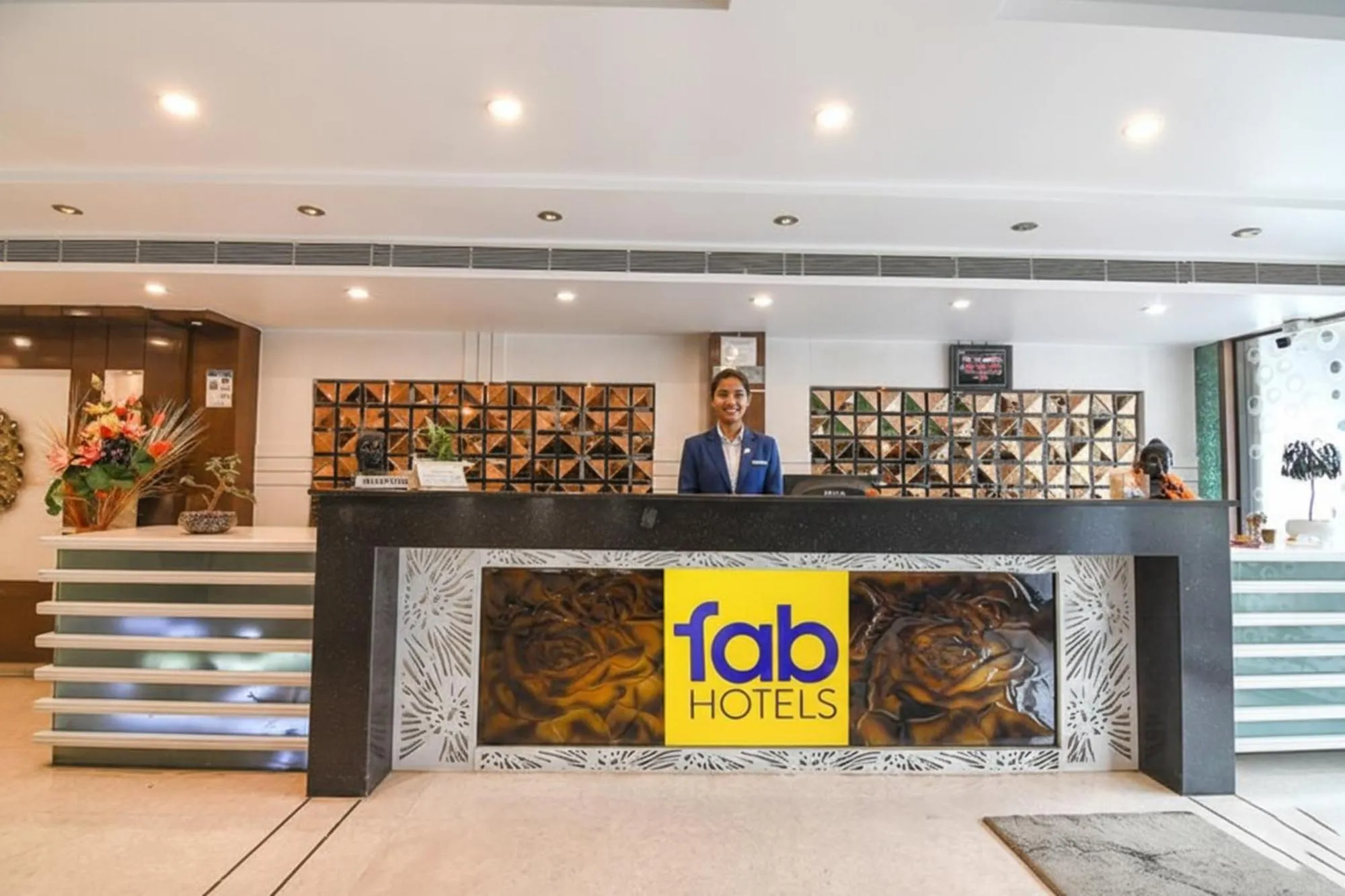 Lobby or reception in Via Raj Residency II