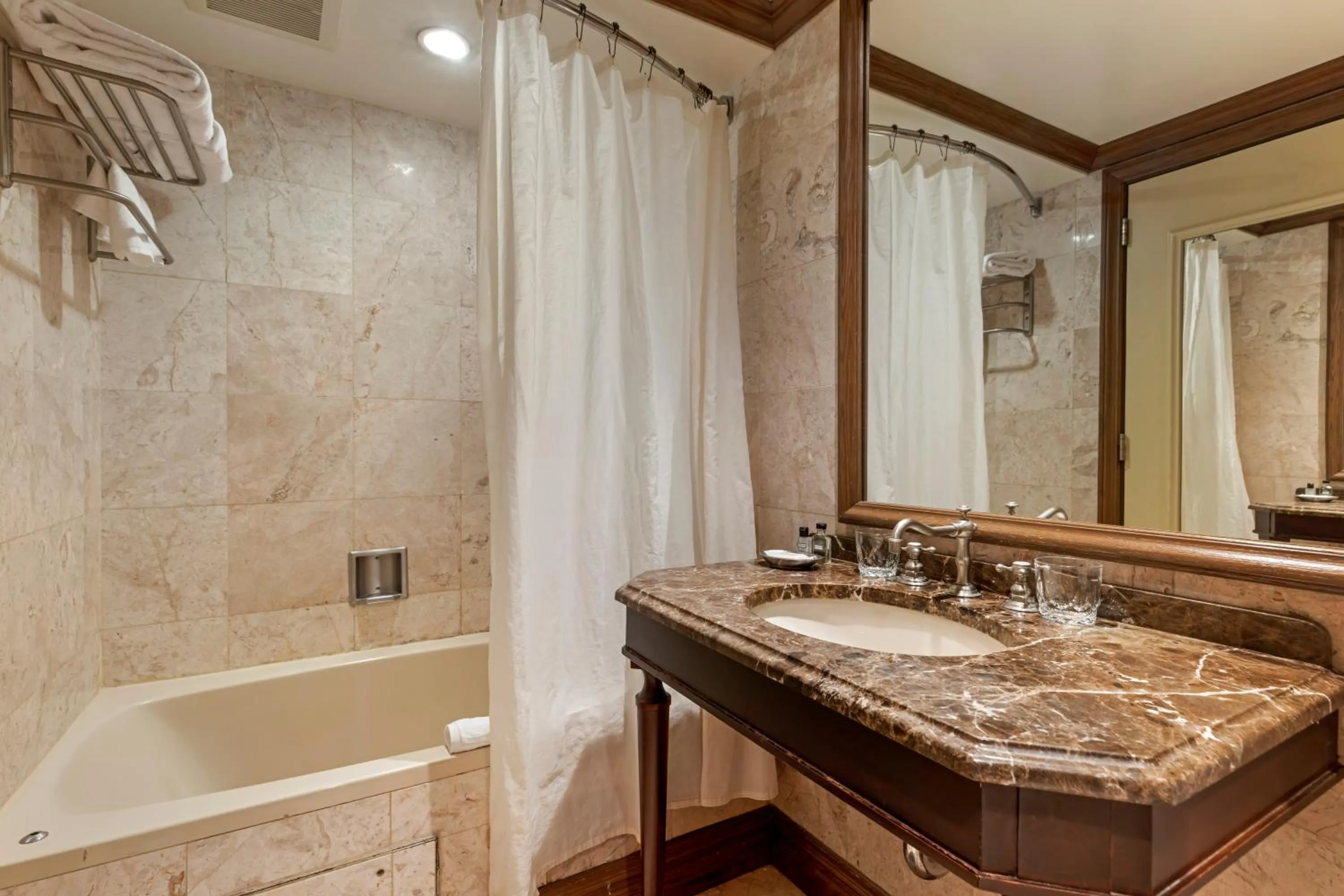 Bathroom in The Blakely by LuxUrban