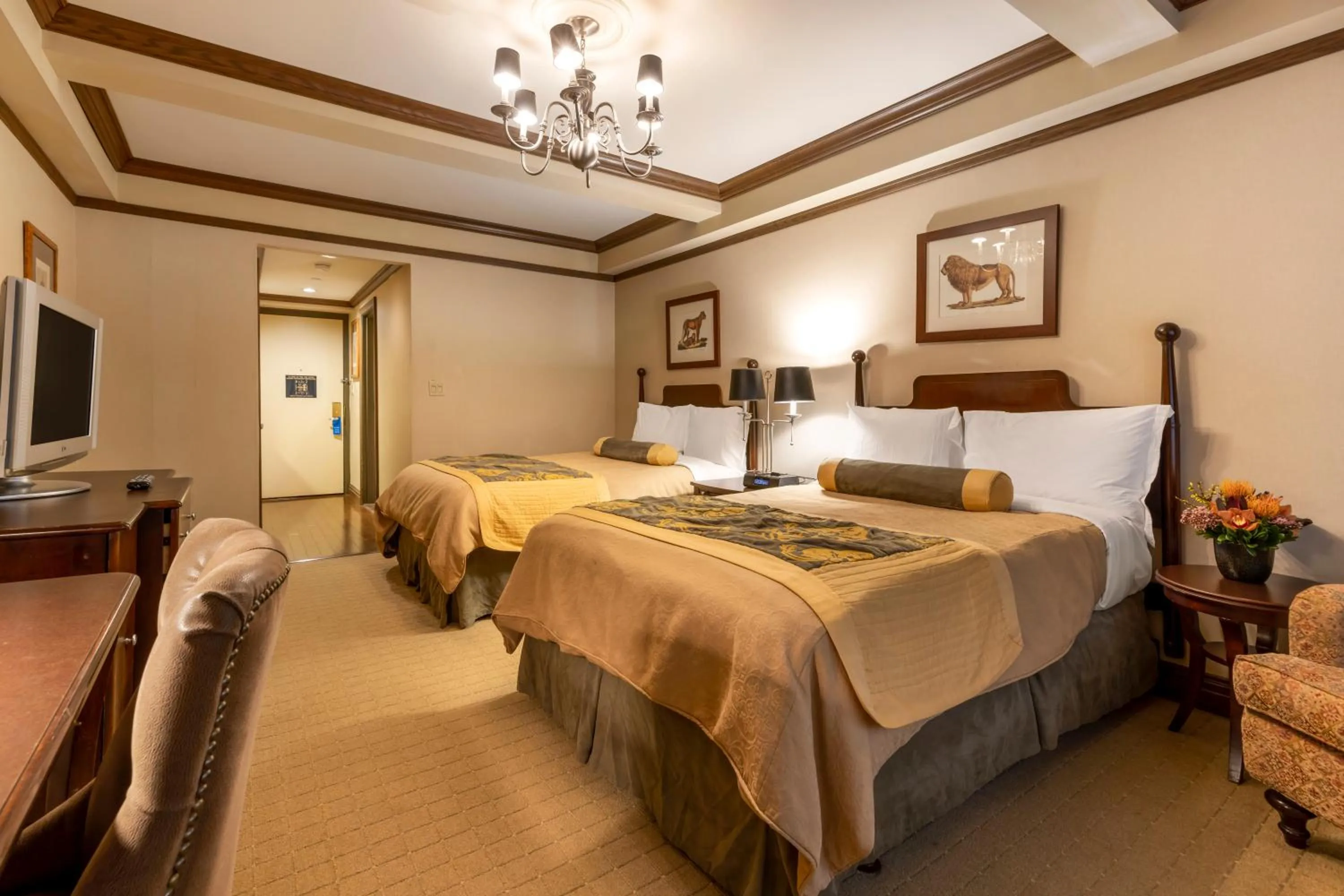 Bedroom in The Blakely by LuxUrban