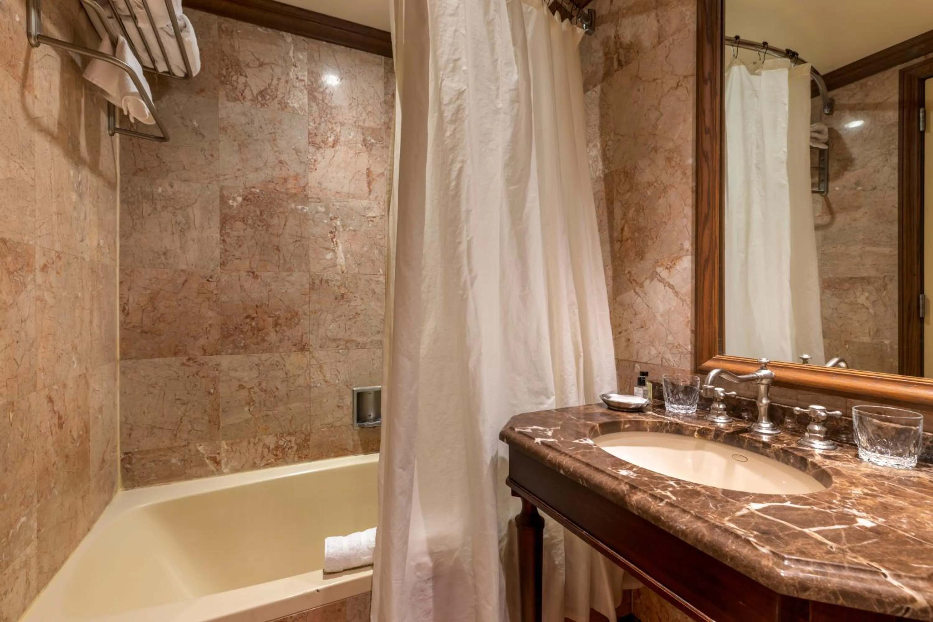 Bathroom in The Blakely by LuxUrban