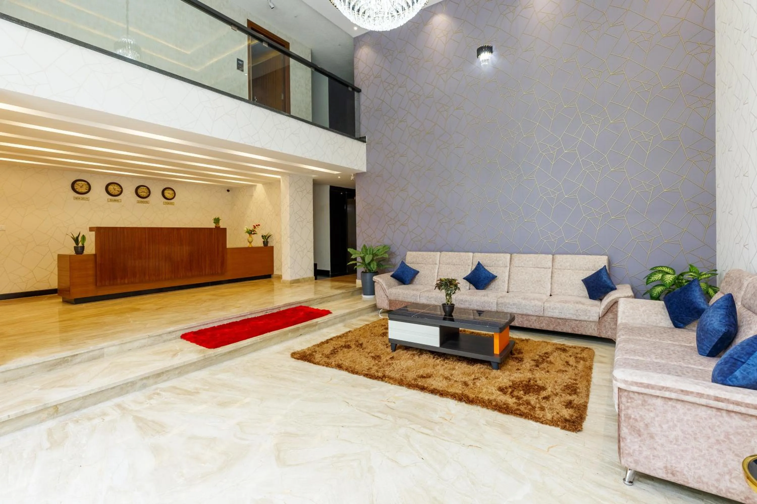 Lobby or reception in Royal Ace Boutique Hotel