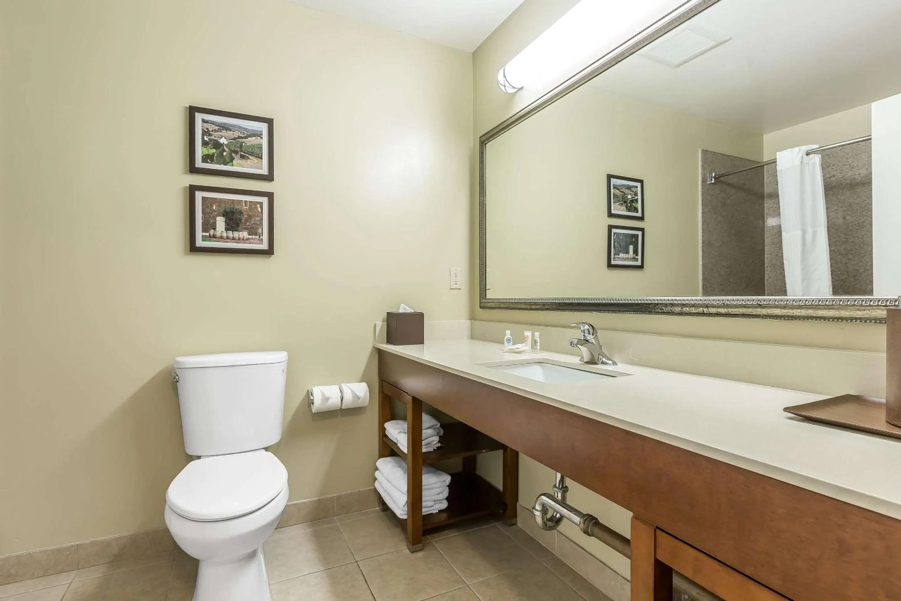 Bathroom in Comfort Inn Pomona near Fairplex
