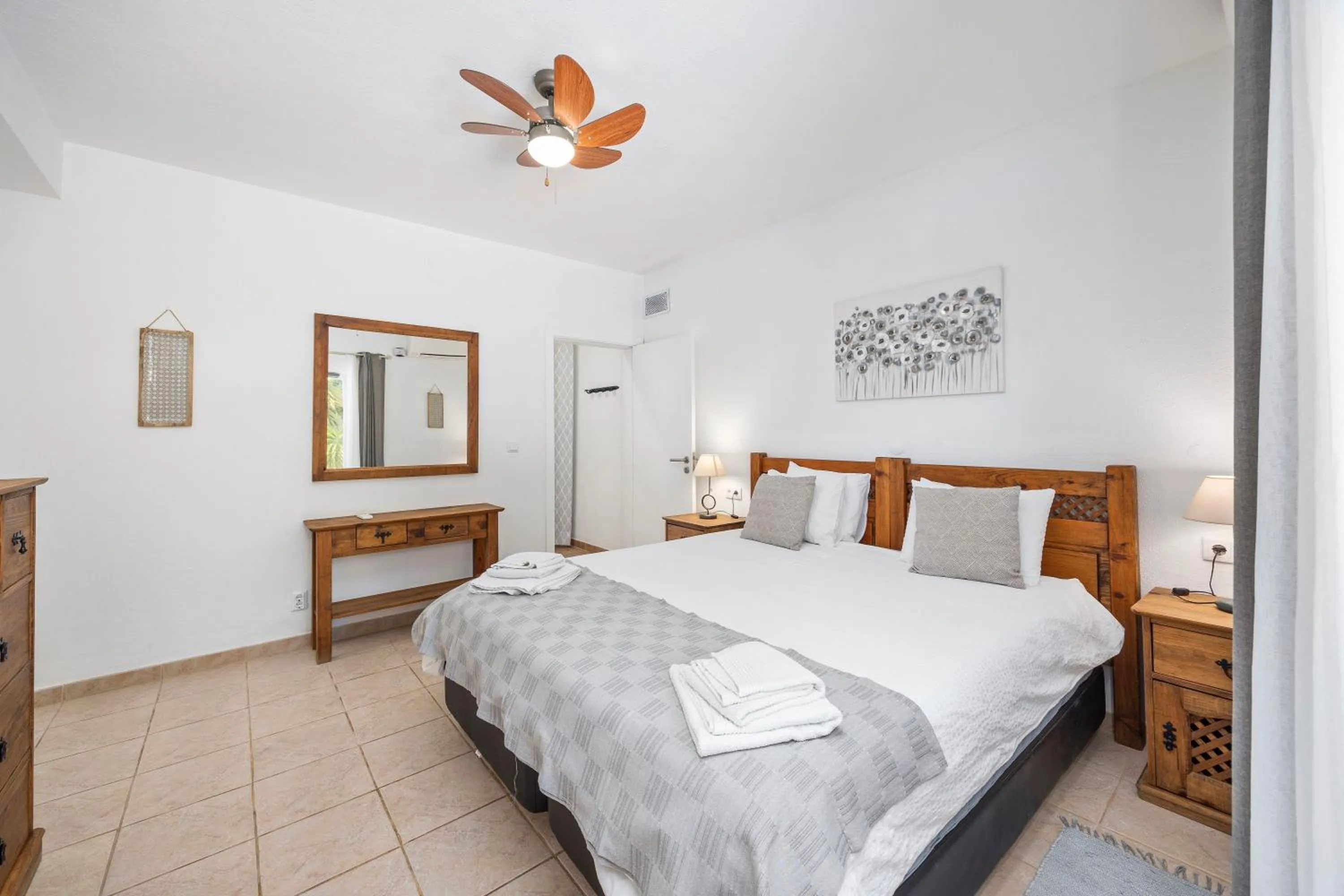 Bed in Casa Jardim Oasis