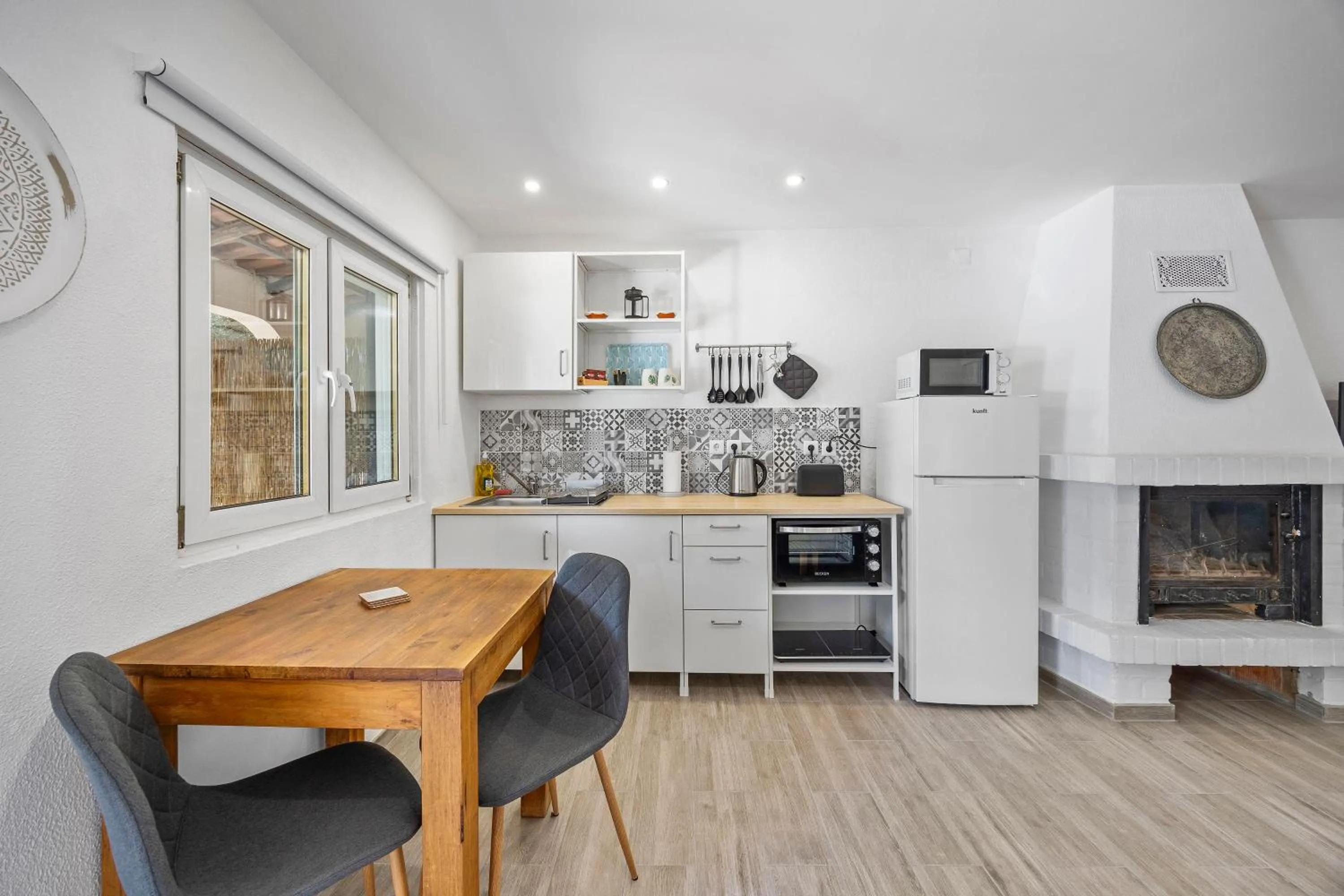 Kitchen or kitchenette in Casa Jardim Oasis