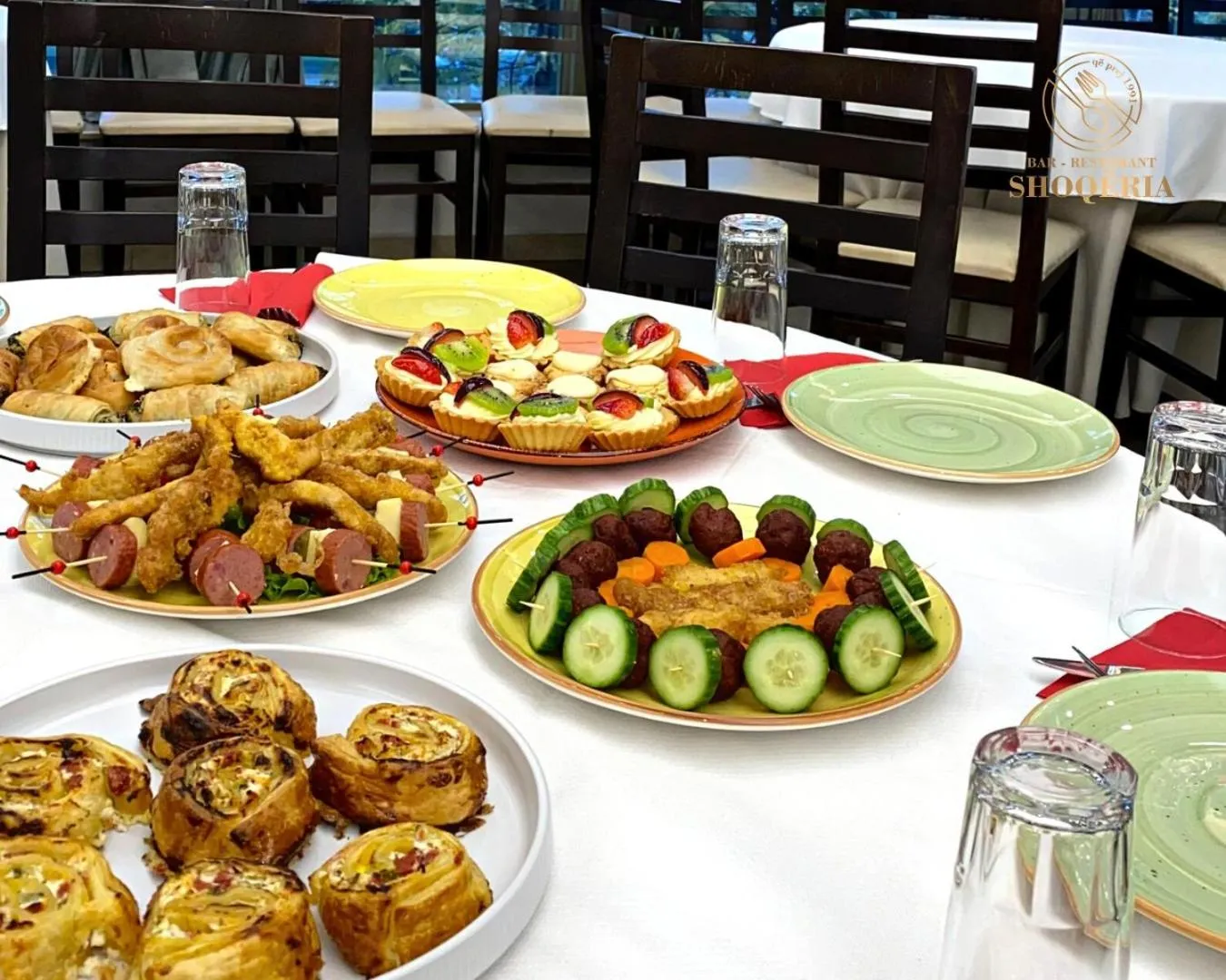 Food and drinks in Hotel Villa Fernando Tirana