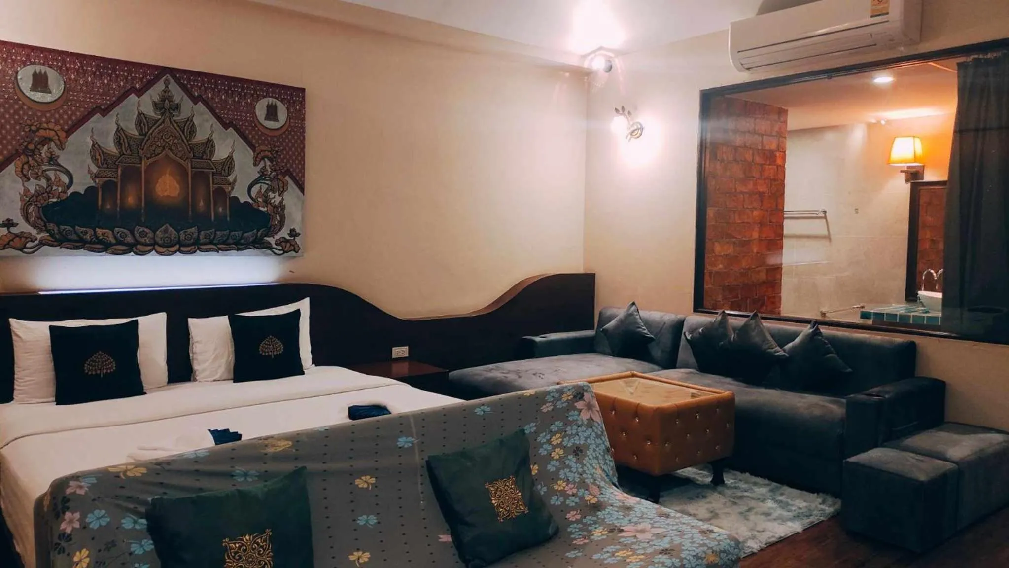 Bed in Foresto Sukhothai Guesthome