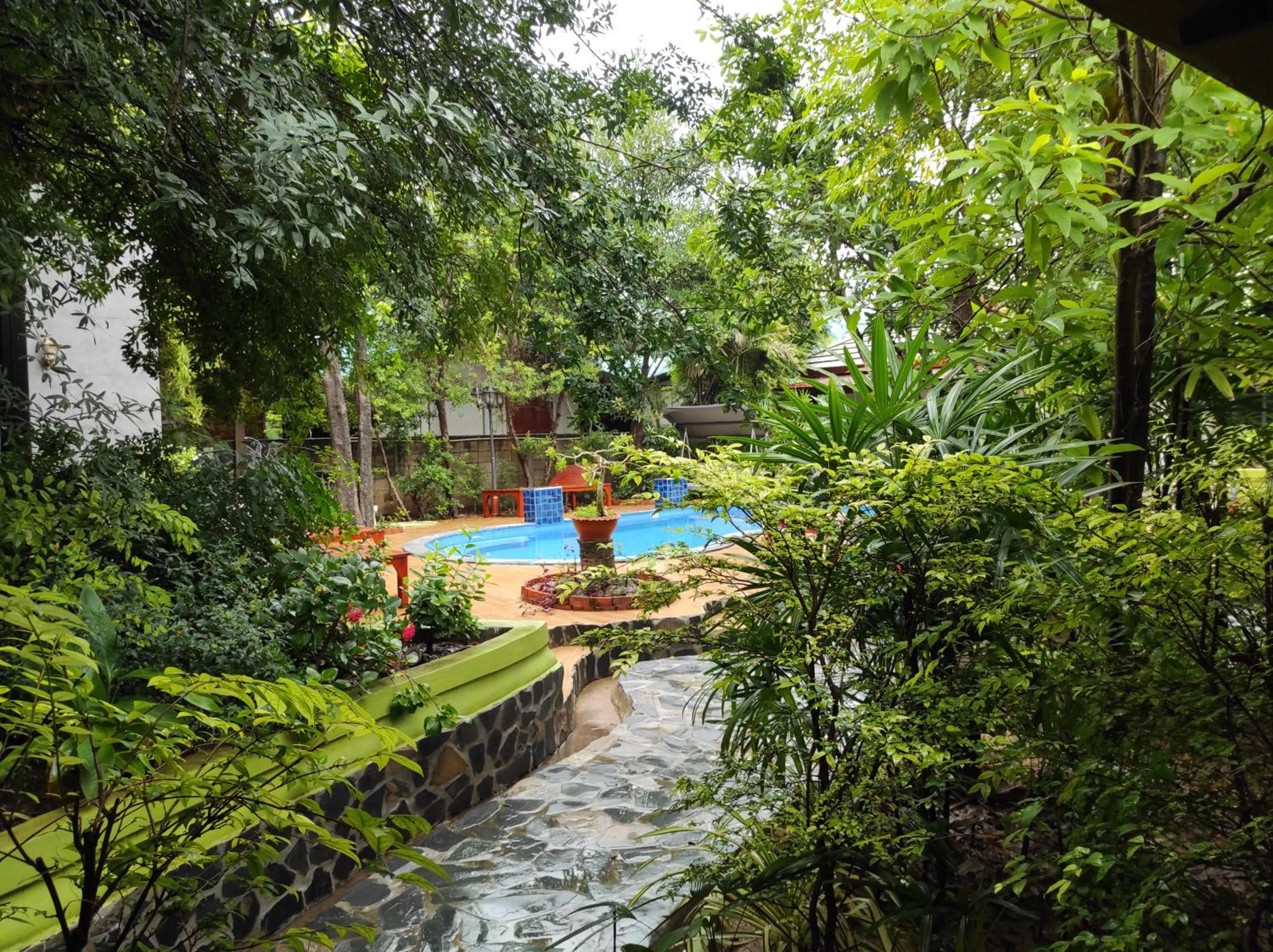 Pool view in Foresto Sukhothai Guesthome