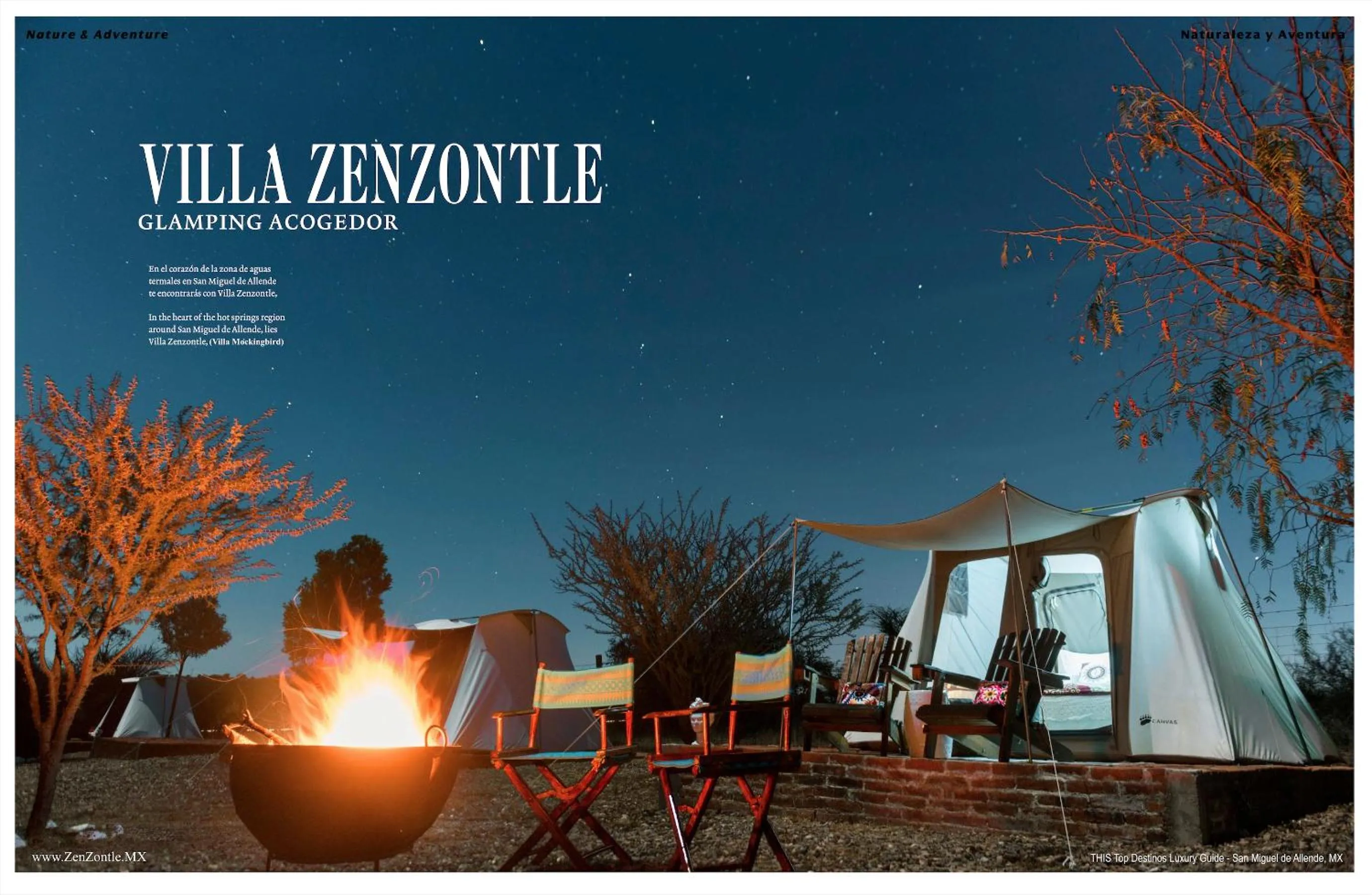 Off site in ZenZontle GlampingSMA