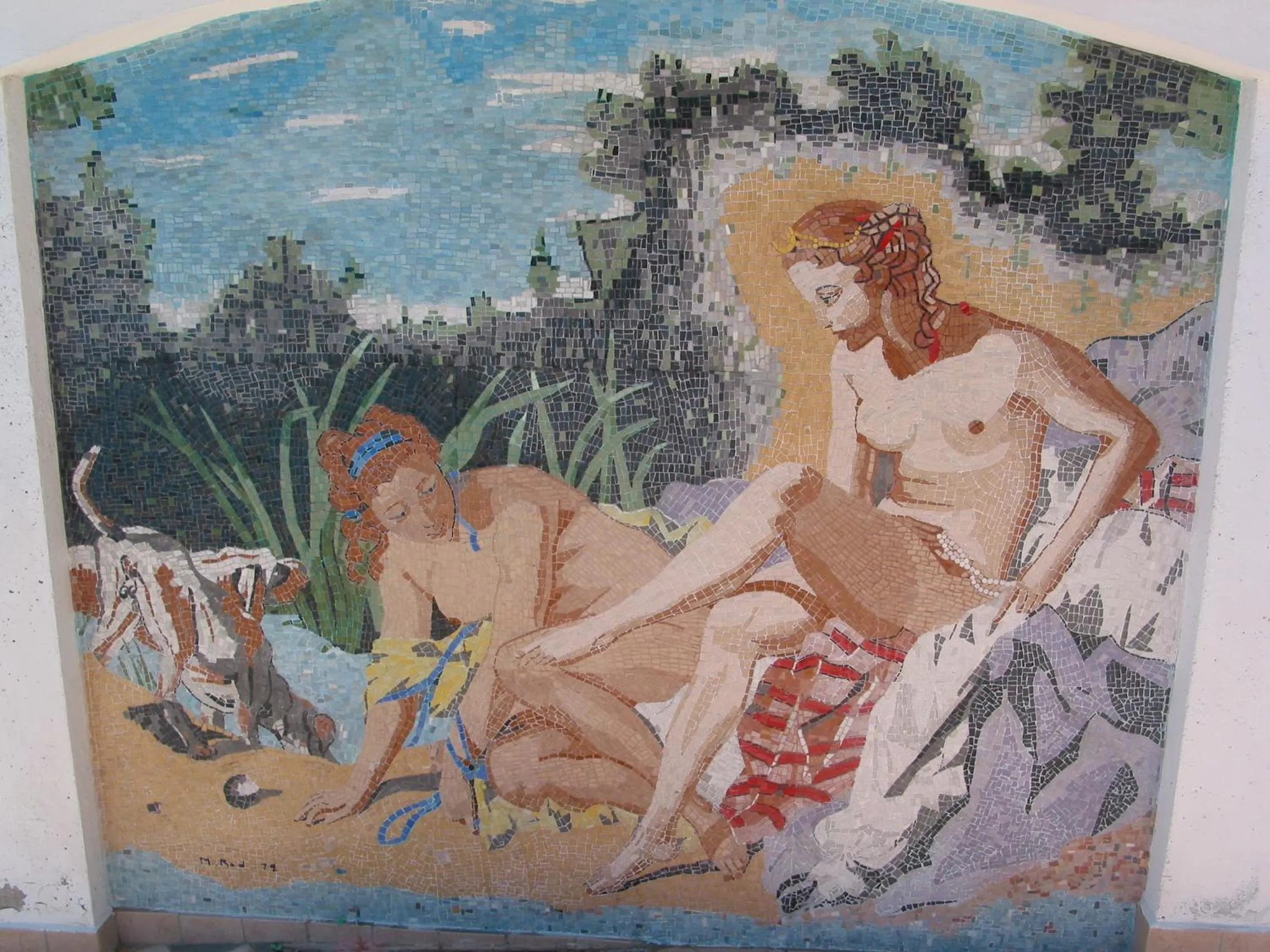 Decorative detail in Hotel Riviera Panoramic Green Resort