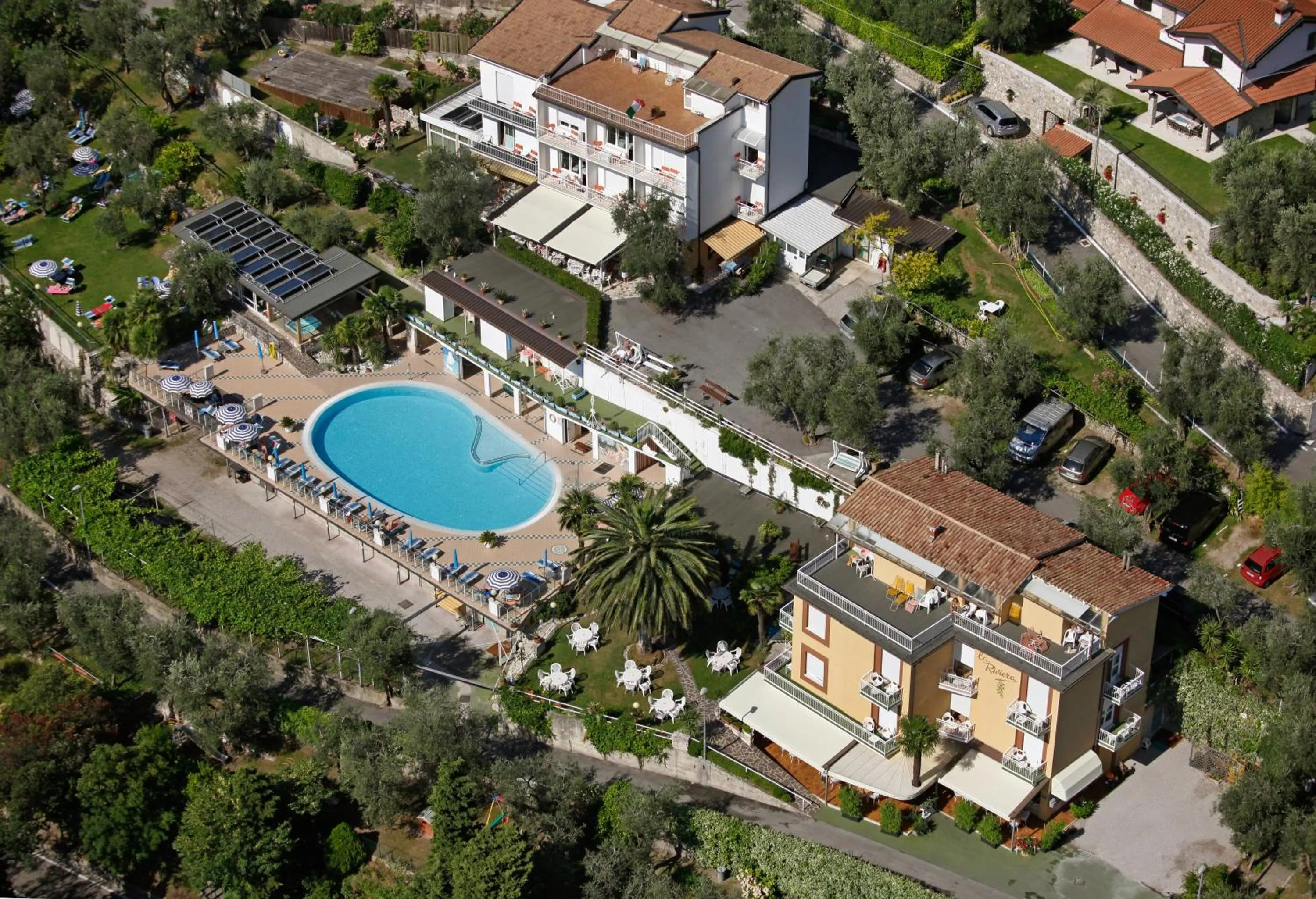 Bird's eye view in Hotel Riviera Panoramic Green Resort