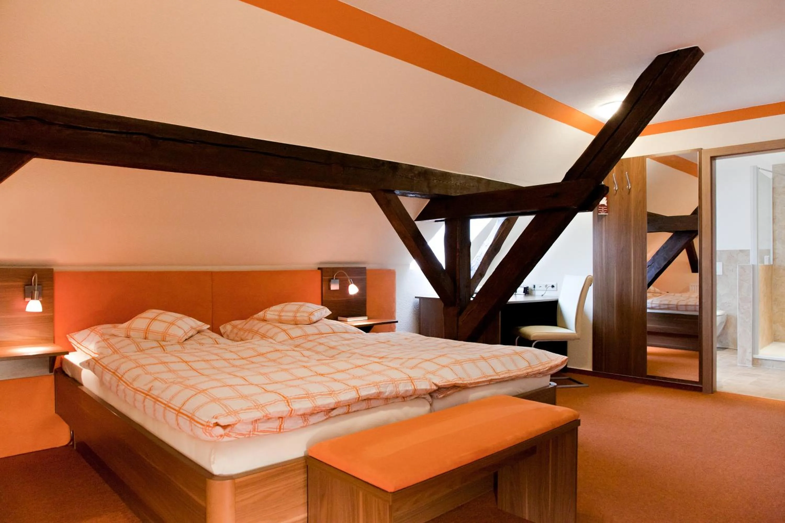 Bed in Gasthof Vossbur