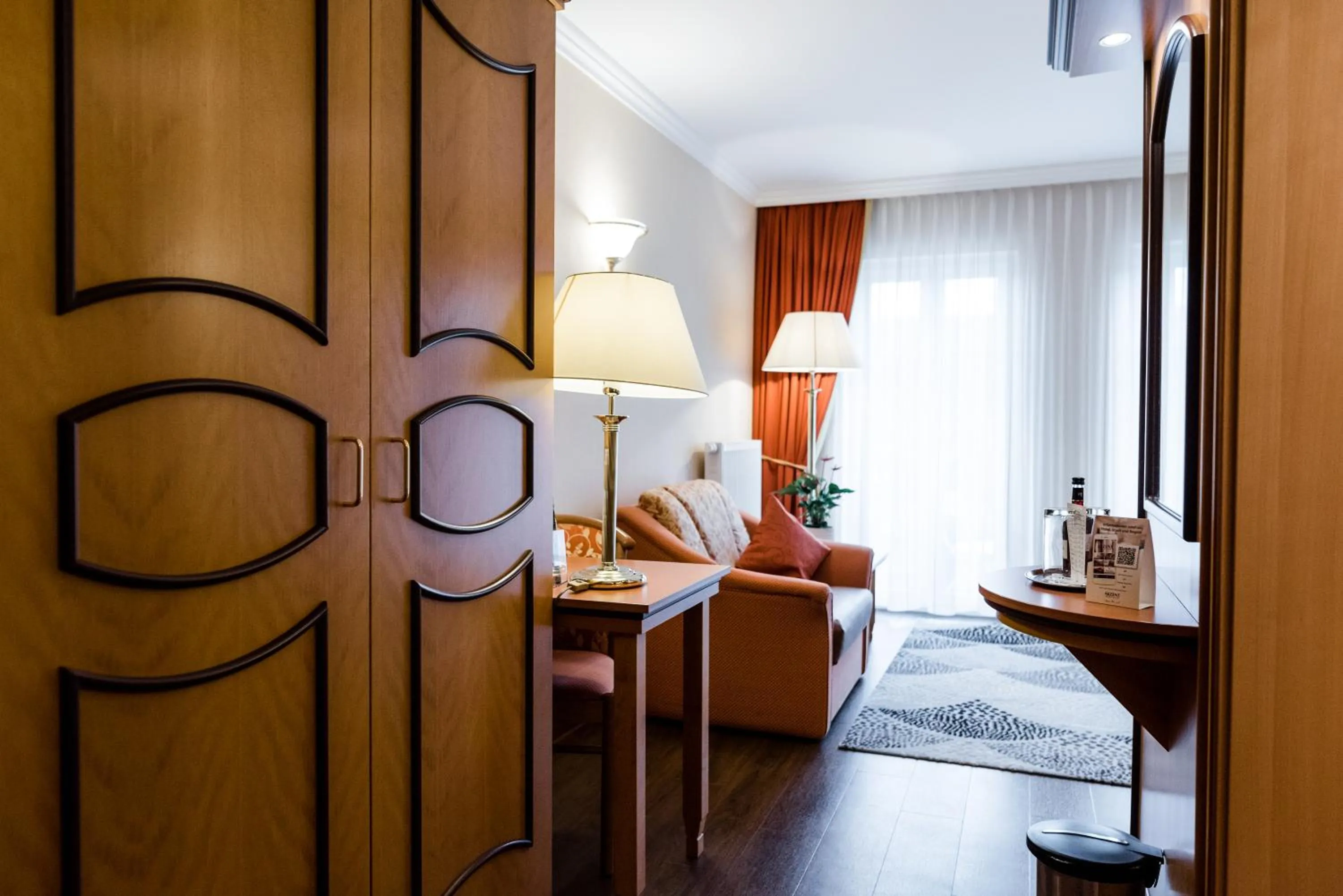 Bed in AKZENT Hotel Bayerwald-Residenz