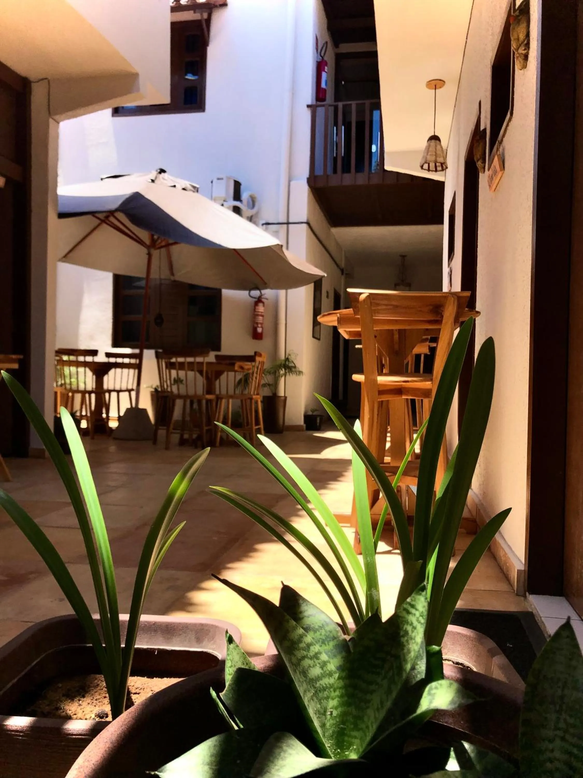 Seating area in Pousada Toca Jeri