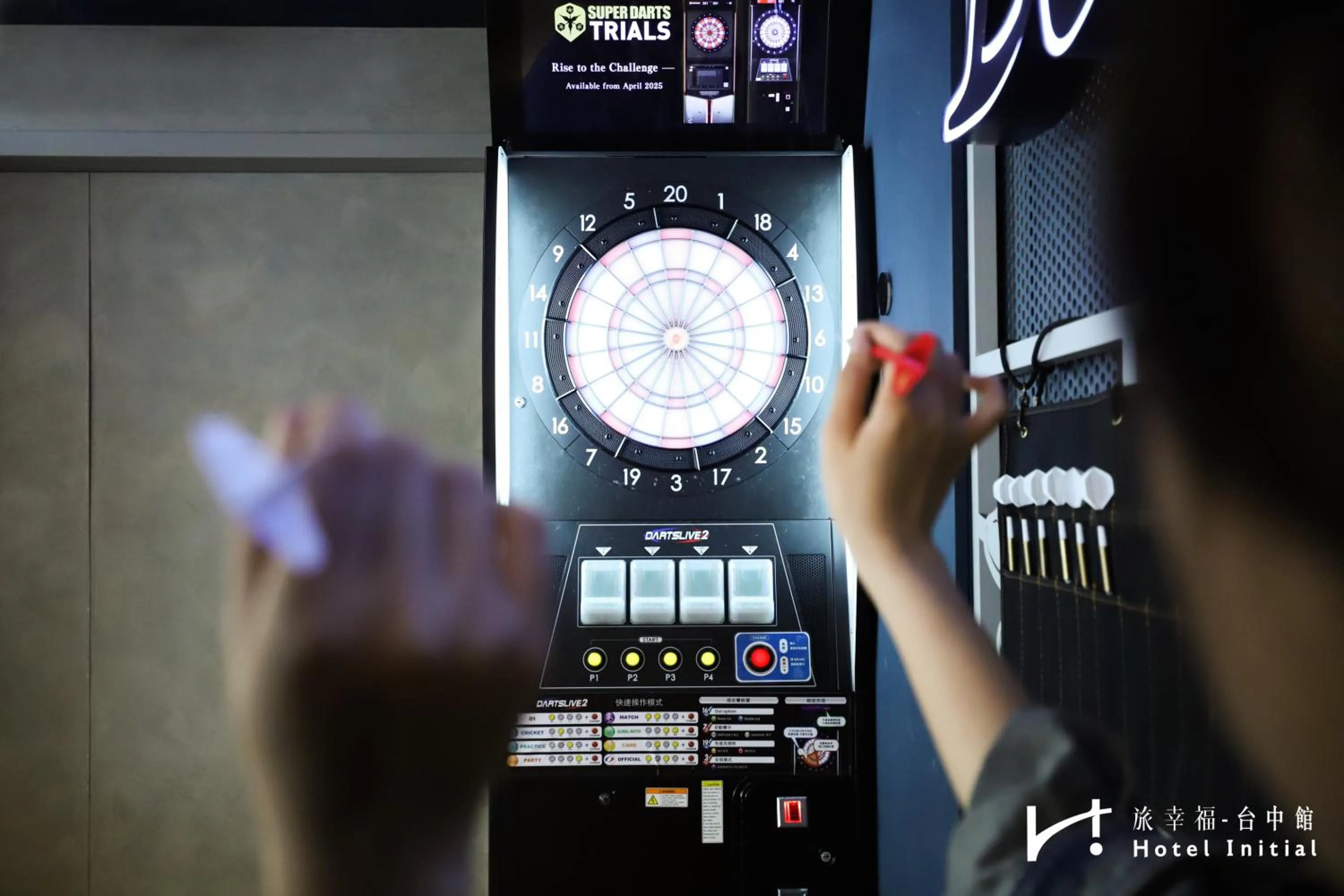 Darts in Hotel Initial-Taichung