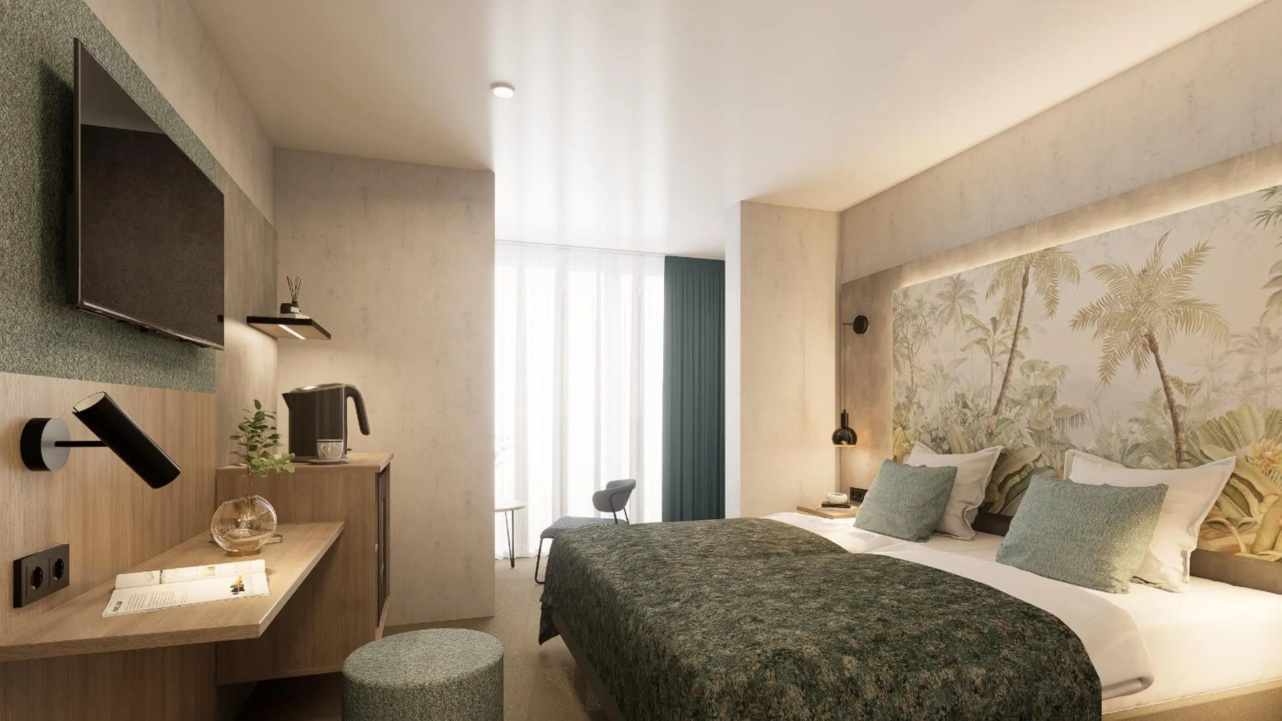 Photo of the whole room, Bed in Insel Hotel Bonn - Superior