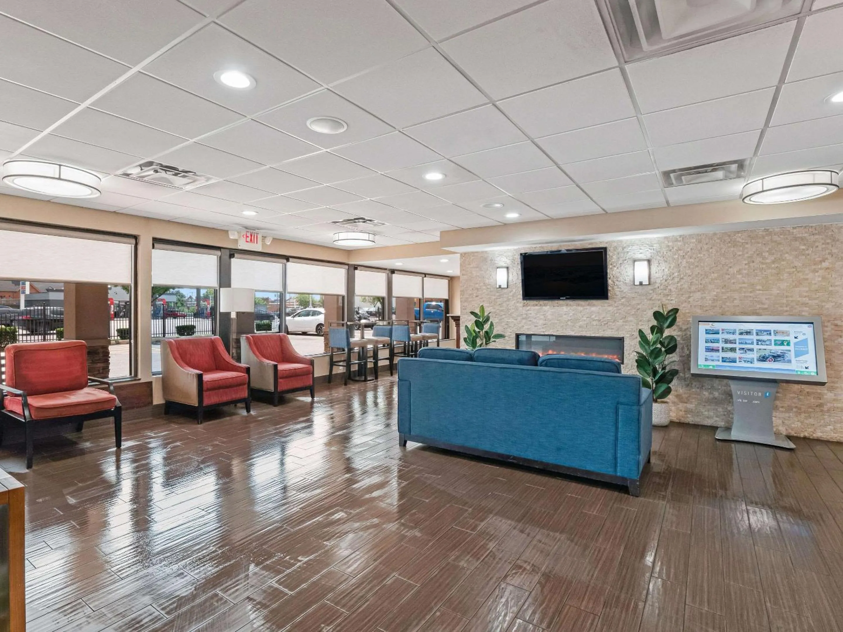 Lobby or reception in Comfort Inn Detroit Downtown