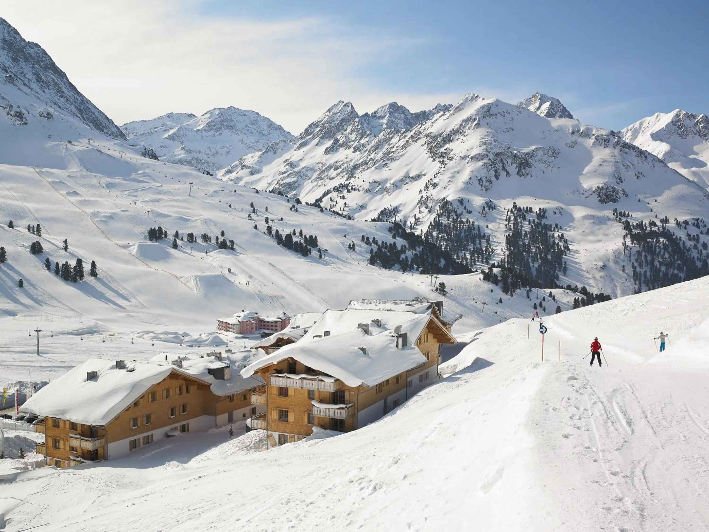 Facade/entrance in AlpinLodges Kühtai
