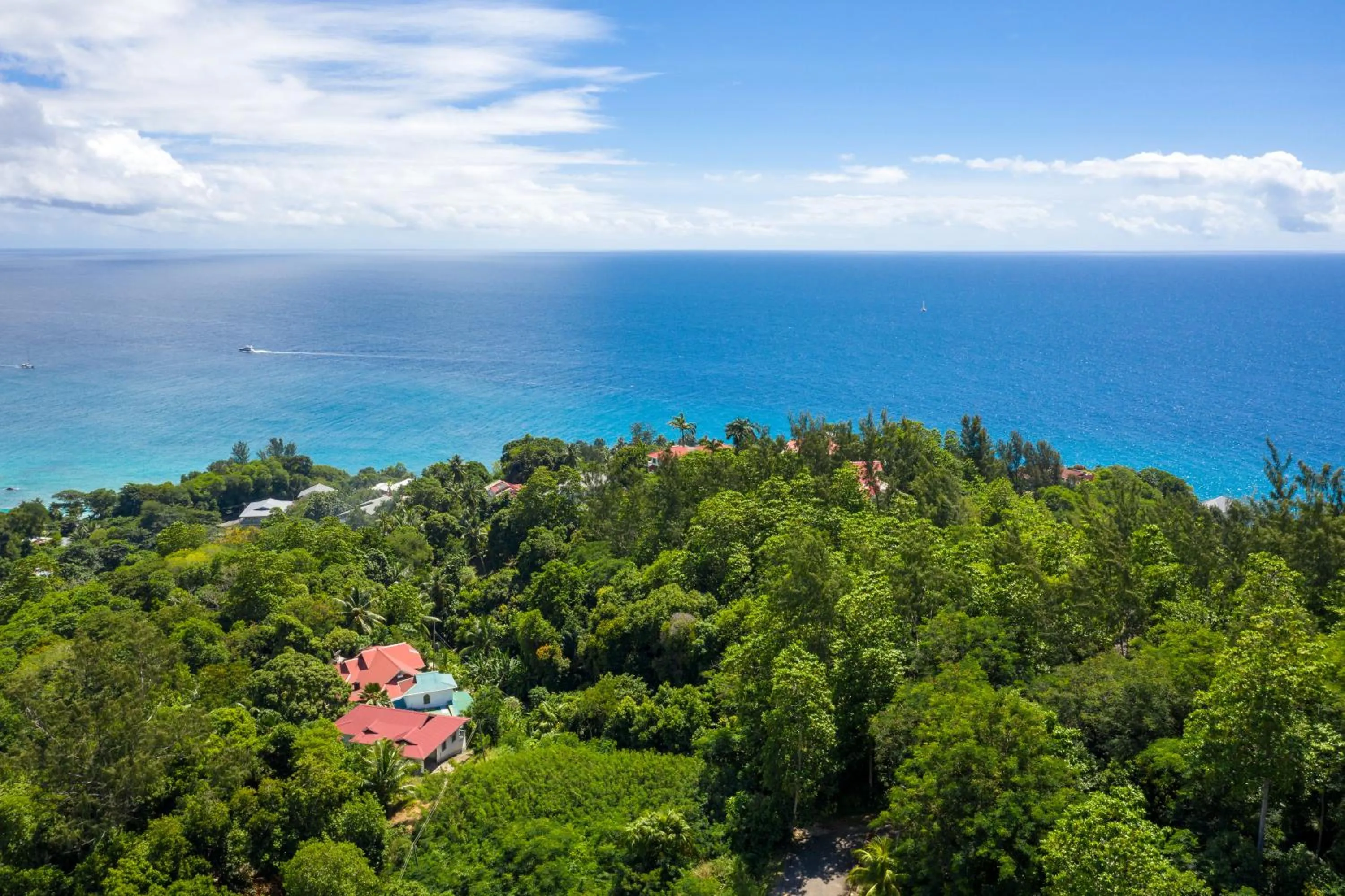 Natural landscape in Carana Hilltop Villa Seychelles