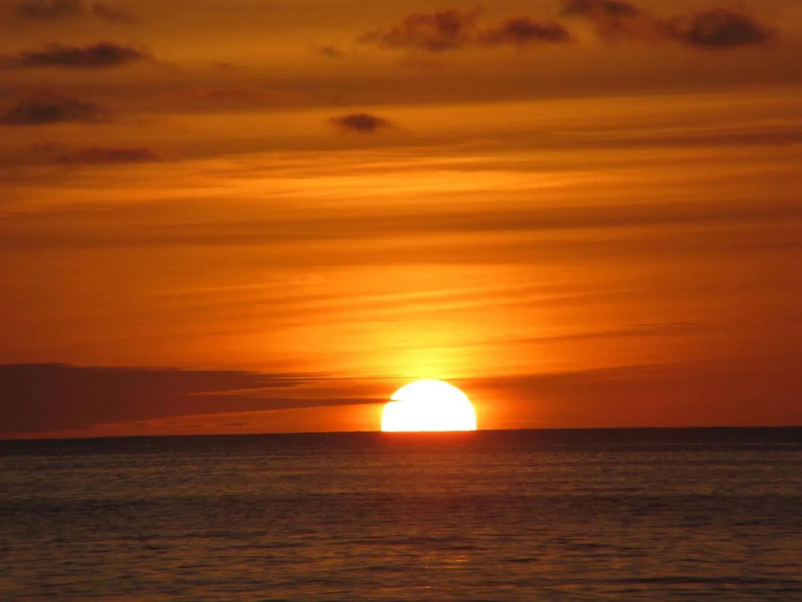 Sunset in Carana Hilltop Villa Seychelles