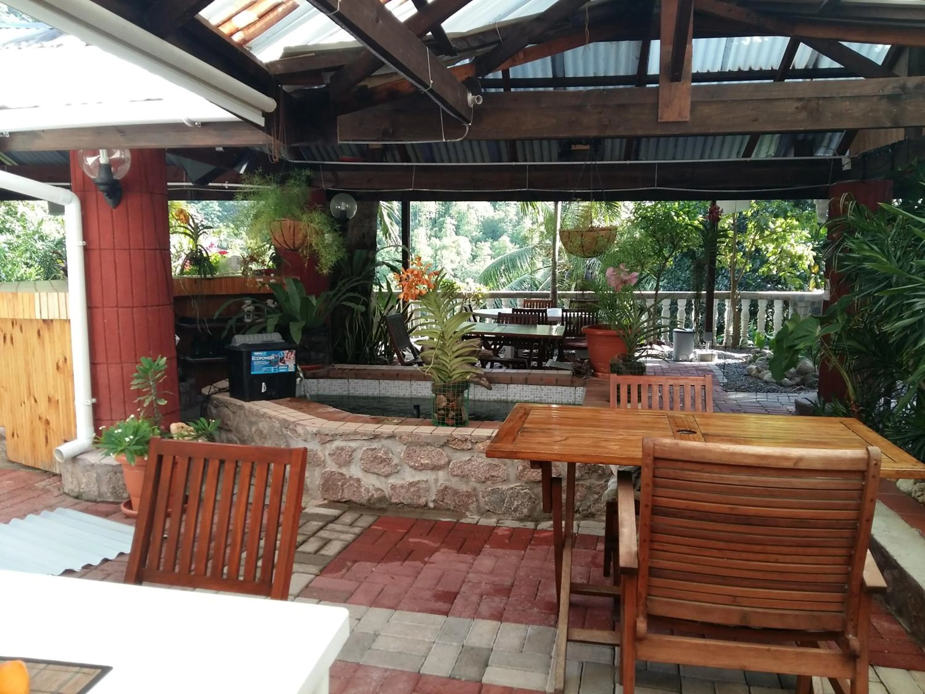 Garden in Carana Hilltop Villa Seychelles