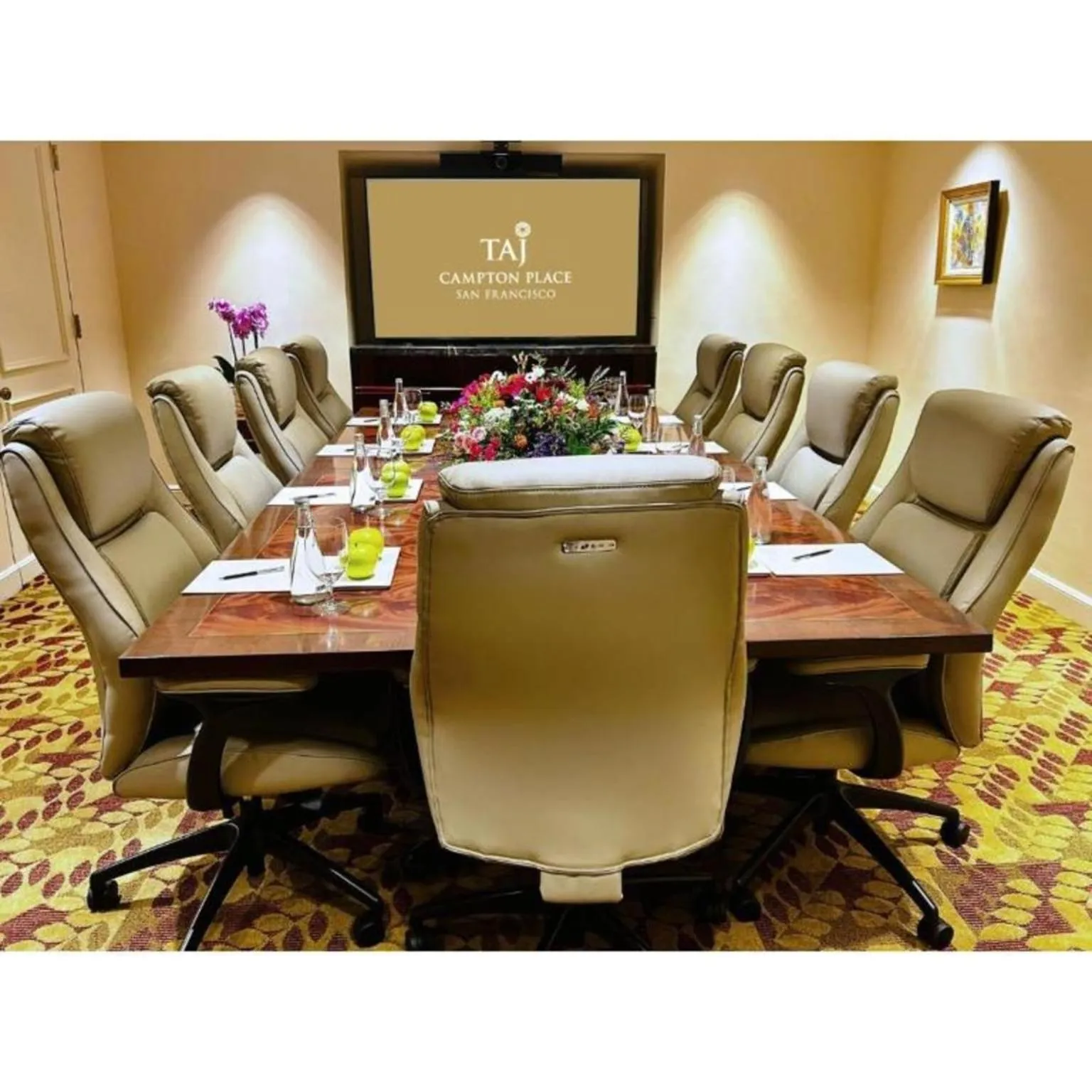 Meeting/conference room in Taj Campton Place