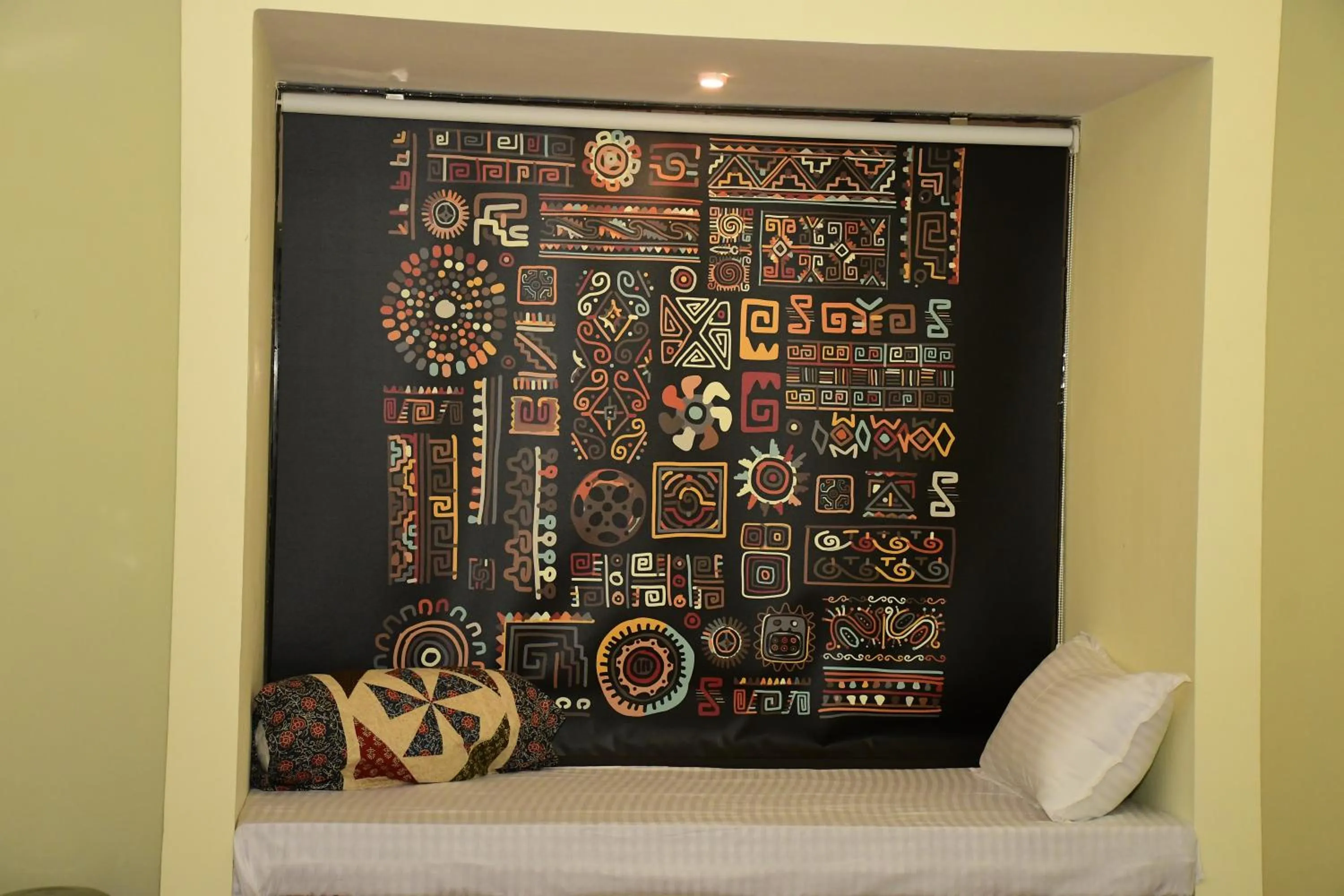 Decorative detail in The Vantage Haveli