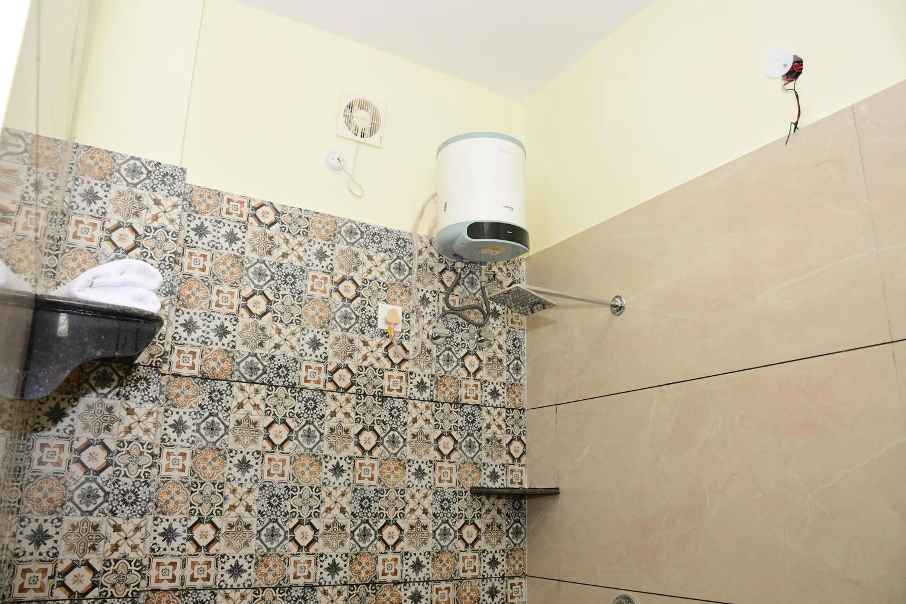 Shower in The Vantage Haveli