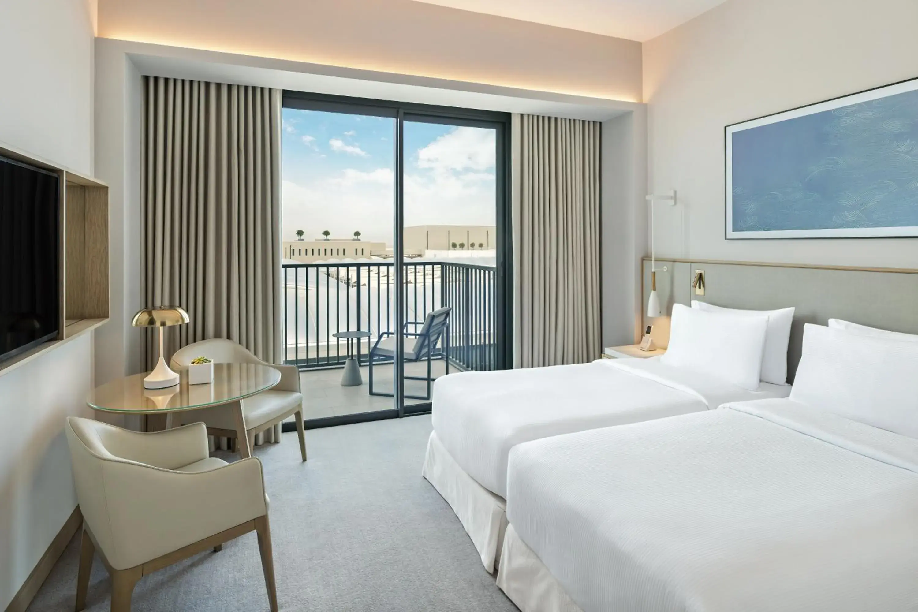 Deluxe Twin Room with Balcony in Vida Beach Resort Marassi Al Bahrain Deluxe Twin Room with Balcony in Vida Beach Resort Marassi Al Bahrain