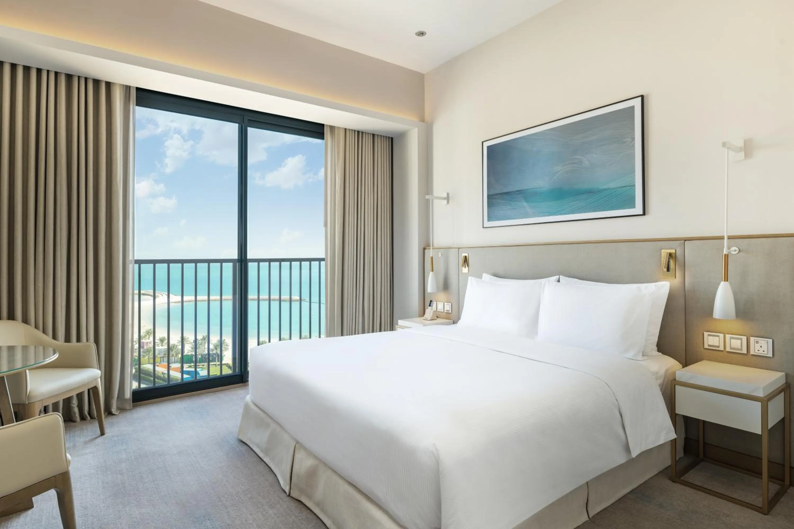 Sea view, Bed in Vida Beach Resort Marassi Al Bahrain