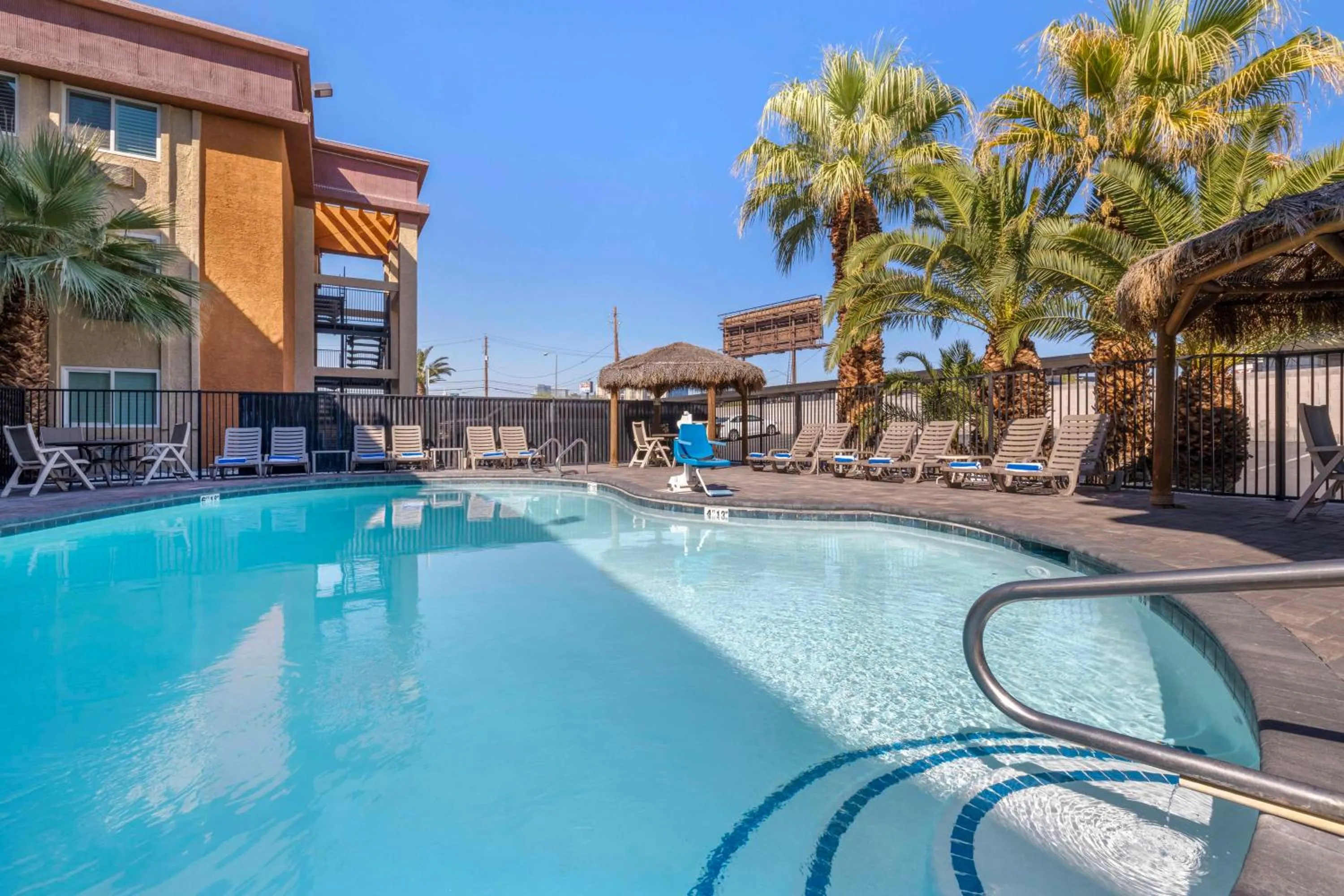 Pool view in Best Western McCarran Inn