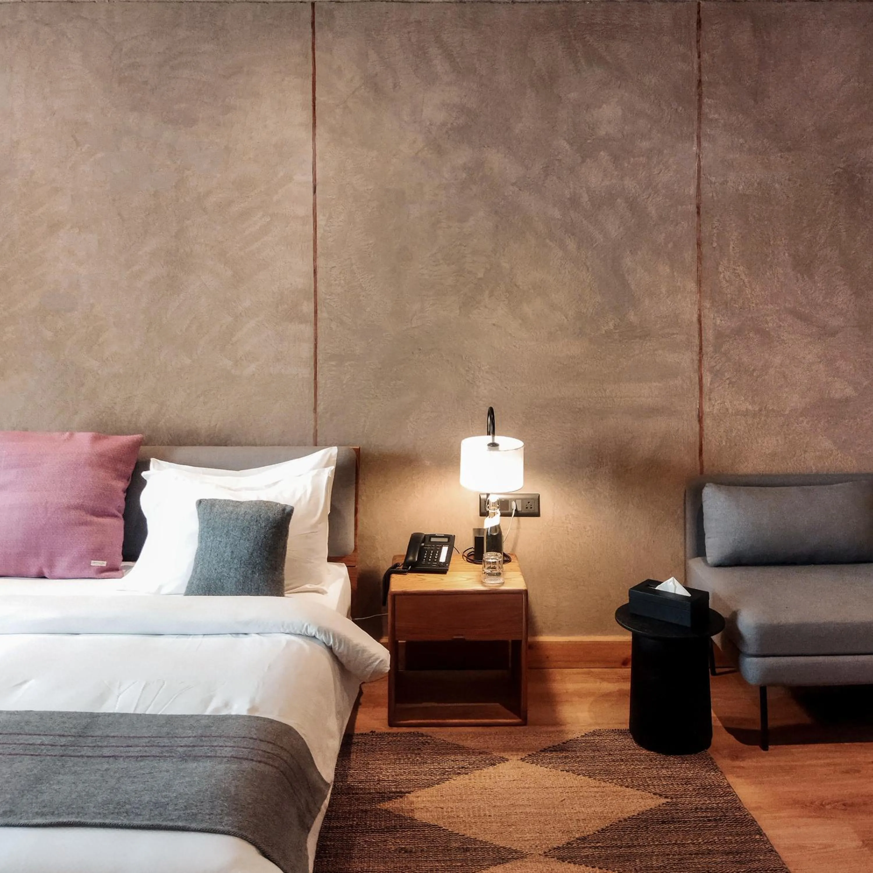 Bedroom in Chospa Hotel, Leh