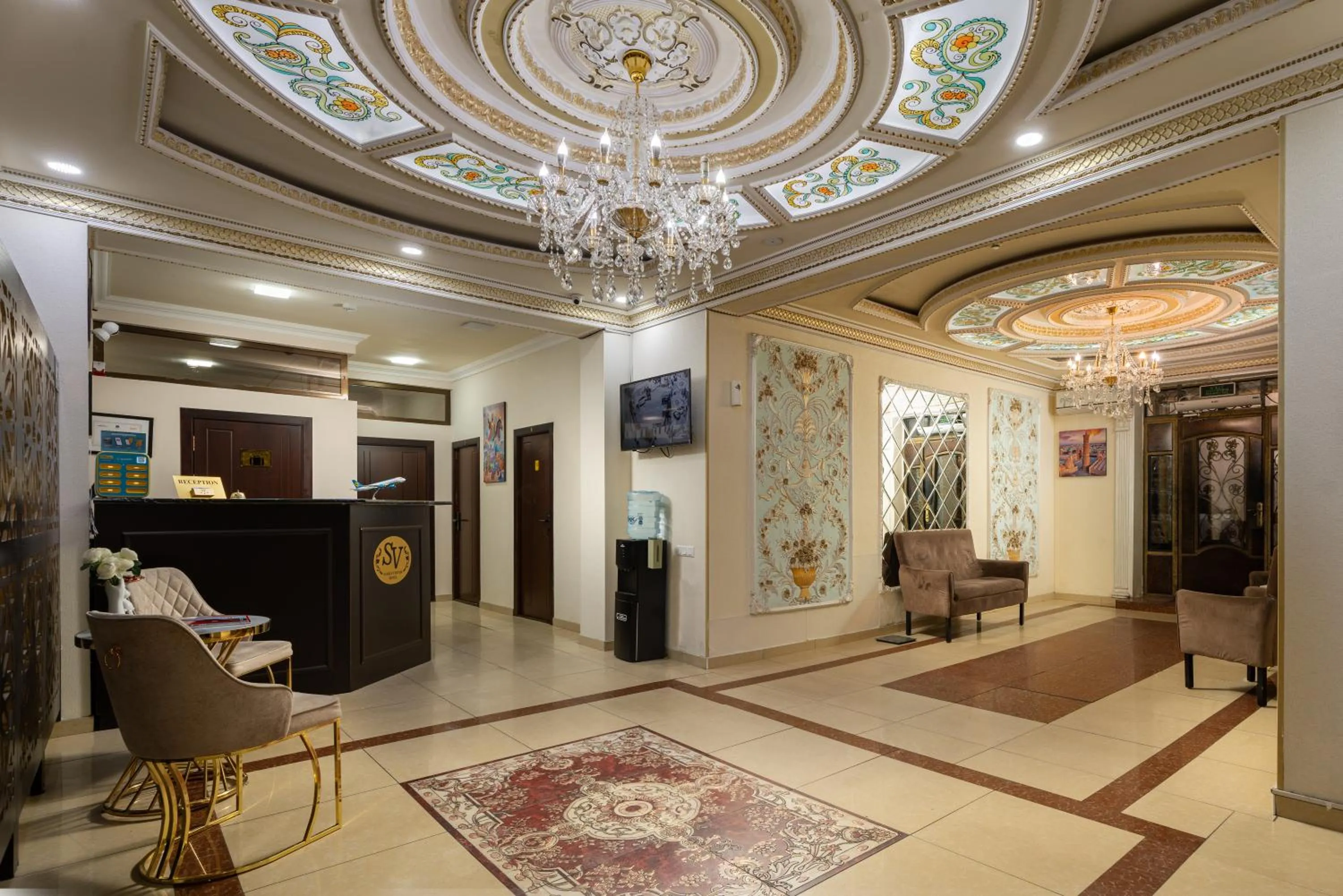 Seating area in SV HOTEL