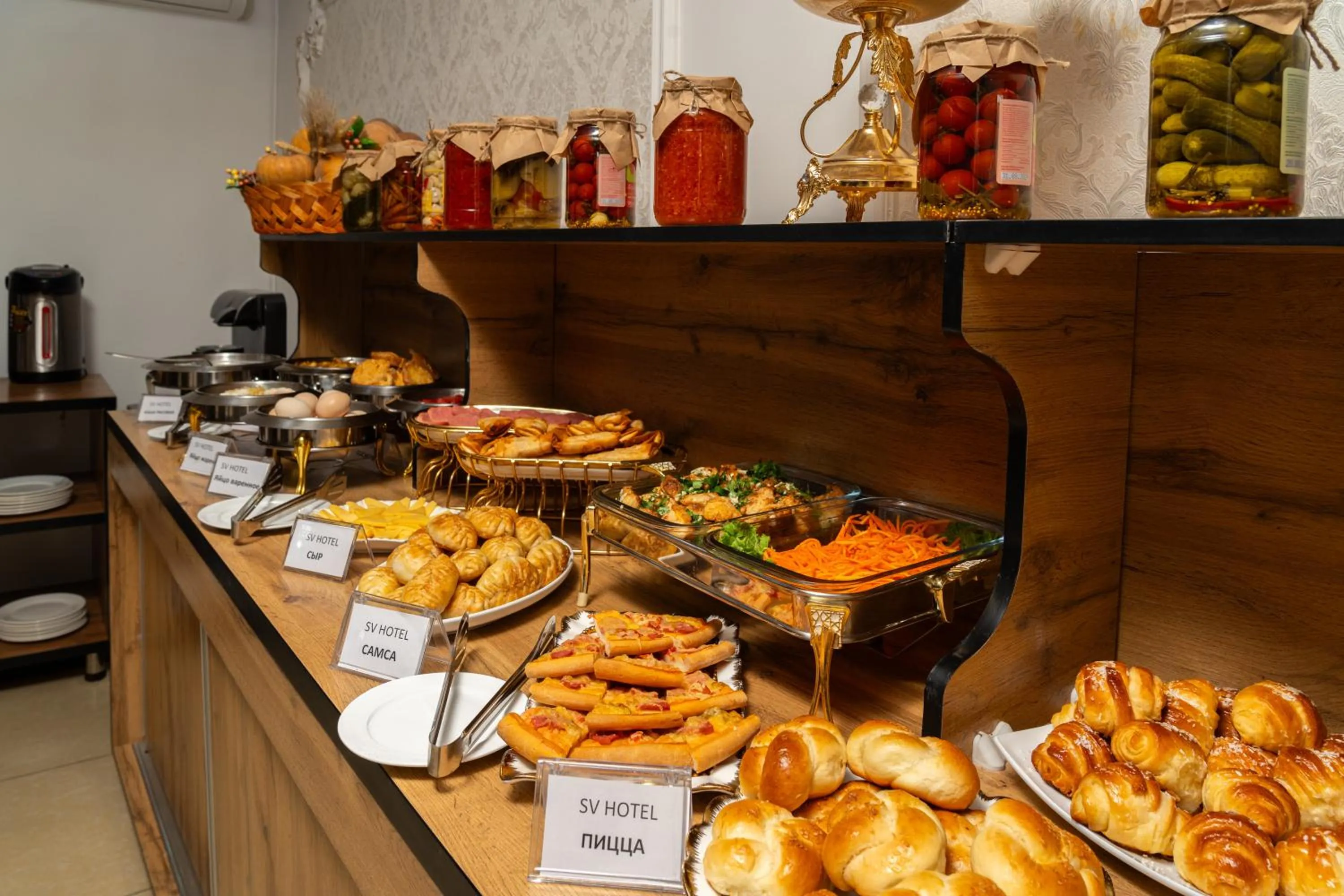 Buffet breakfast in SV HOTEL