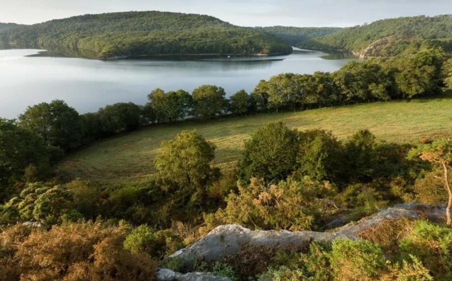 Natural landscape in La forge b&b