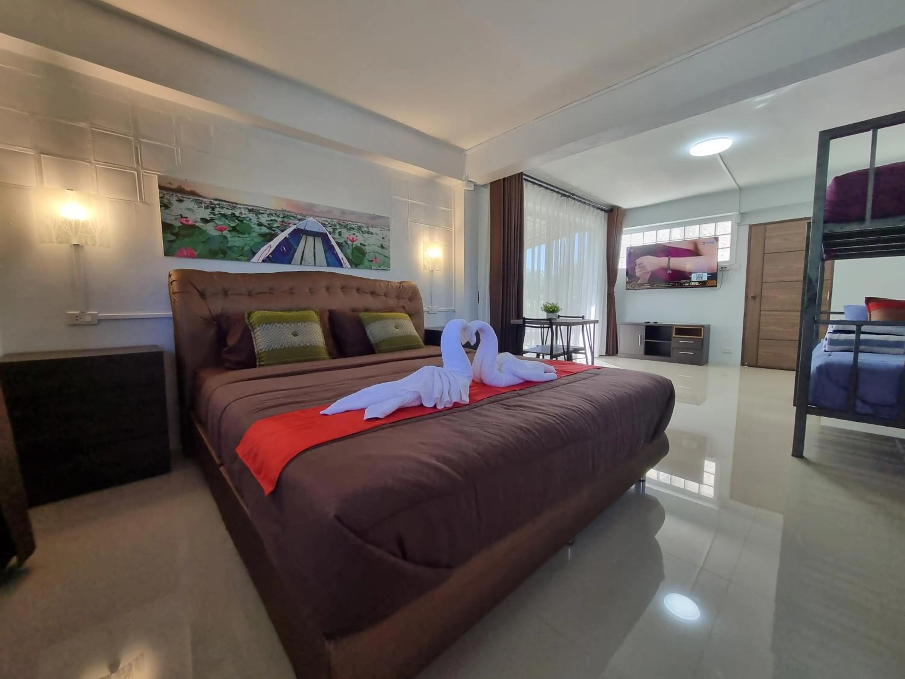 Bed in Bua Daeng Homestay Resort