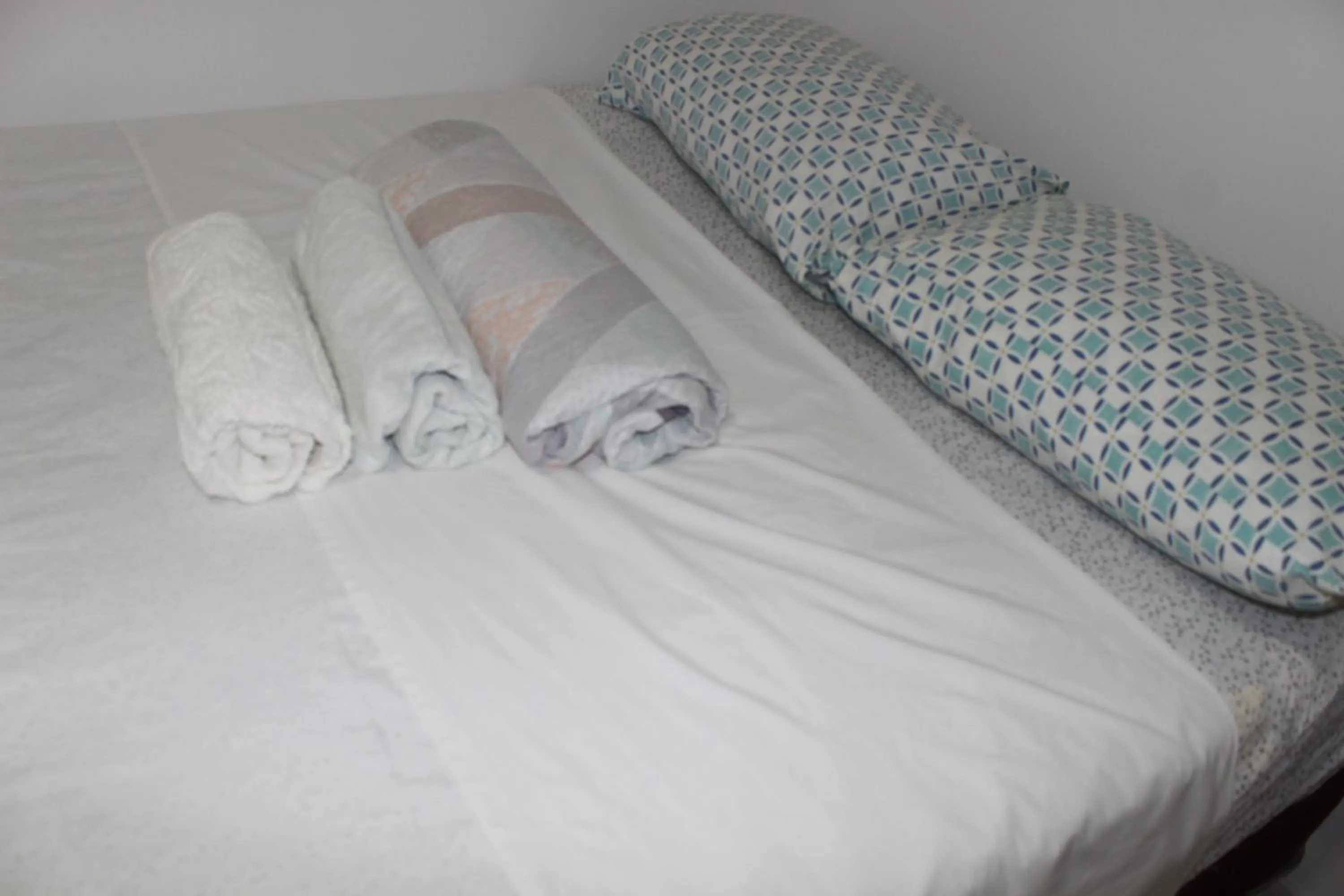 Bed in Hotel Jardim Tropical