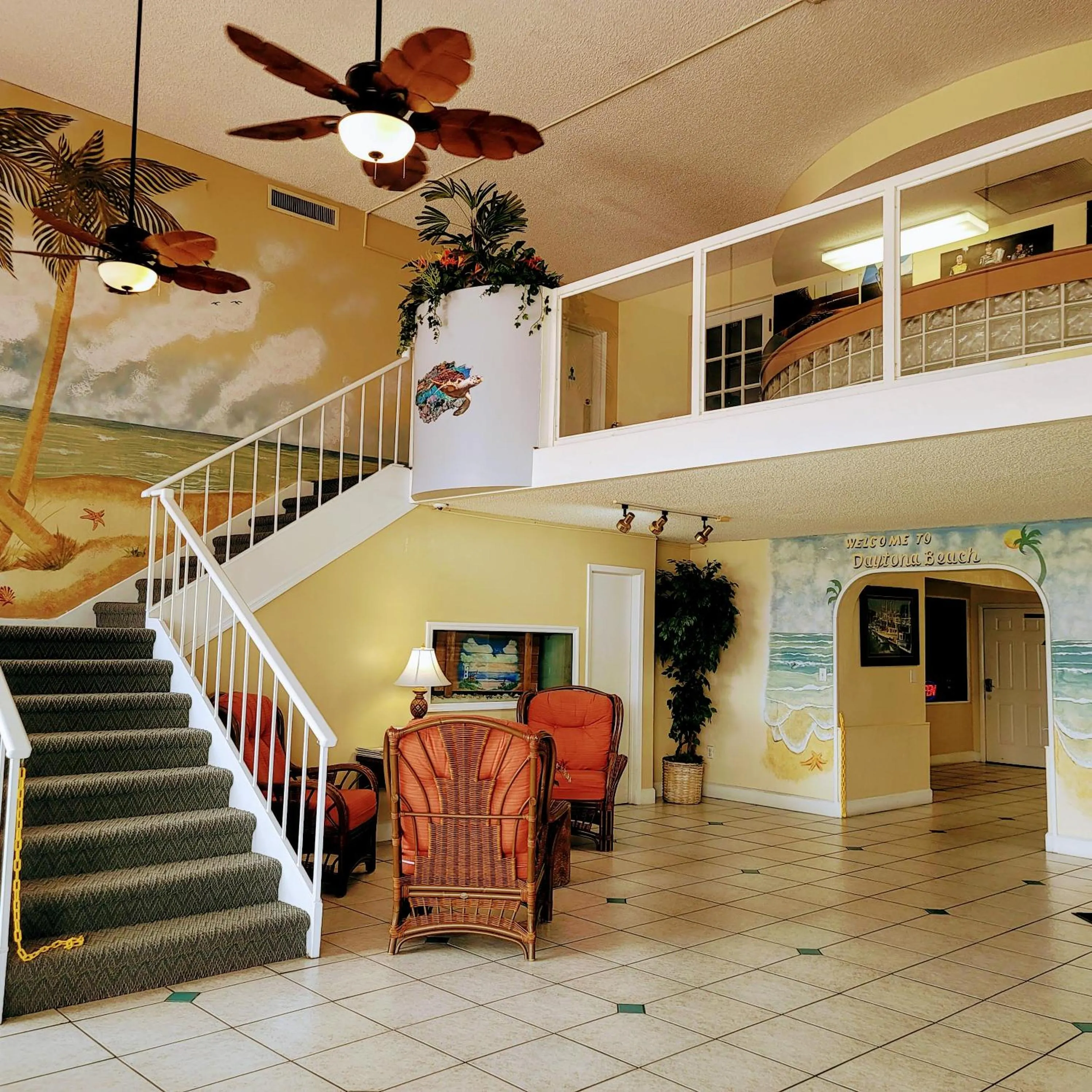 Lobby or reception in Oceanfront Escape With Balcony and heated salt water pool Sleeps 4