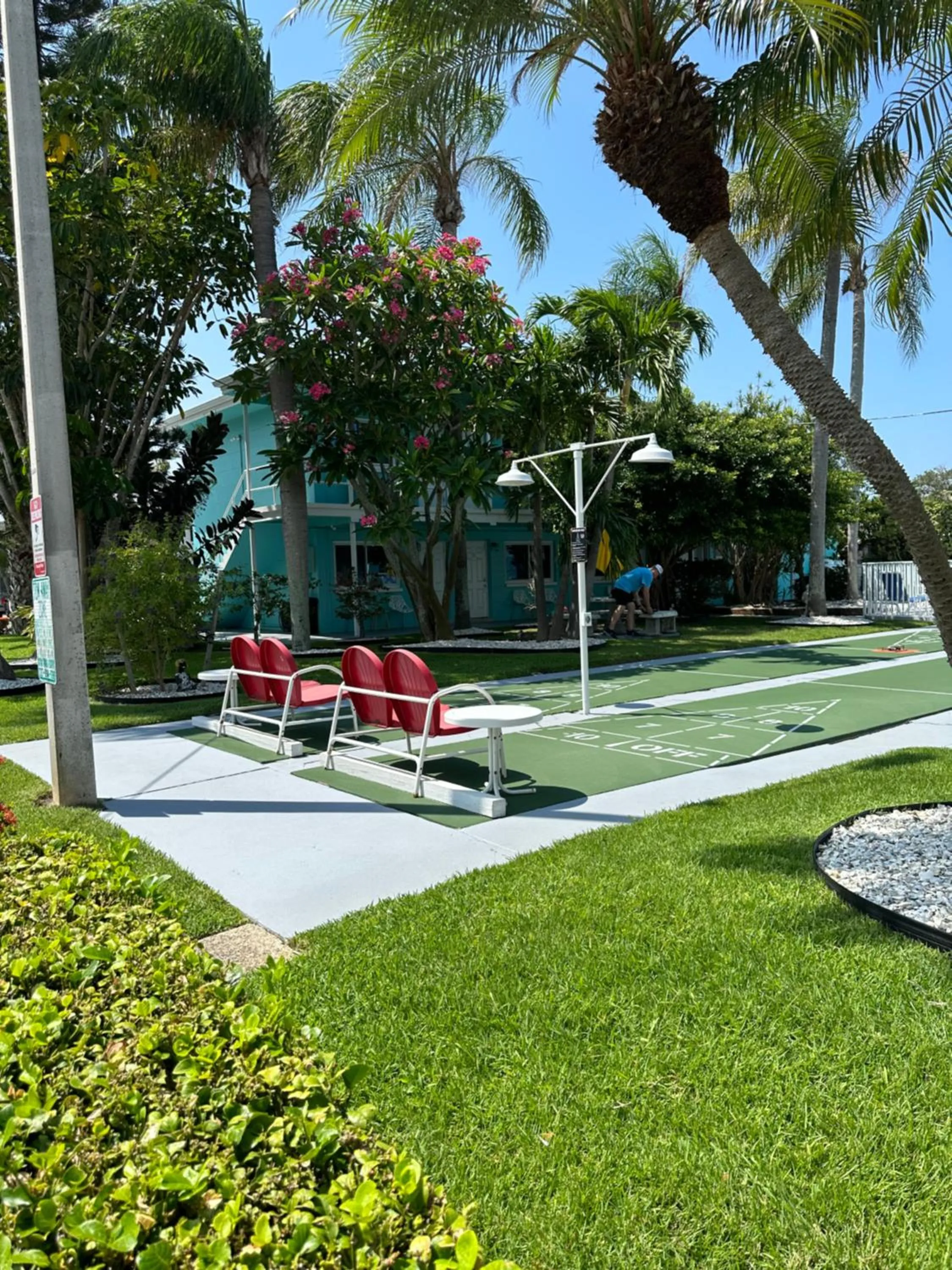 Patio in Sea Jay Motel and Marina