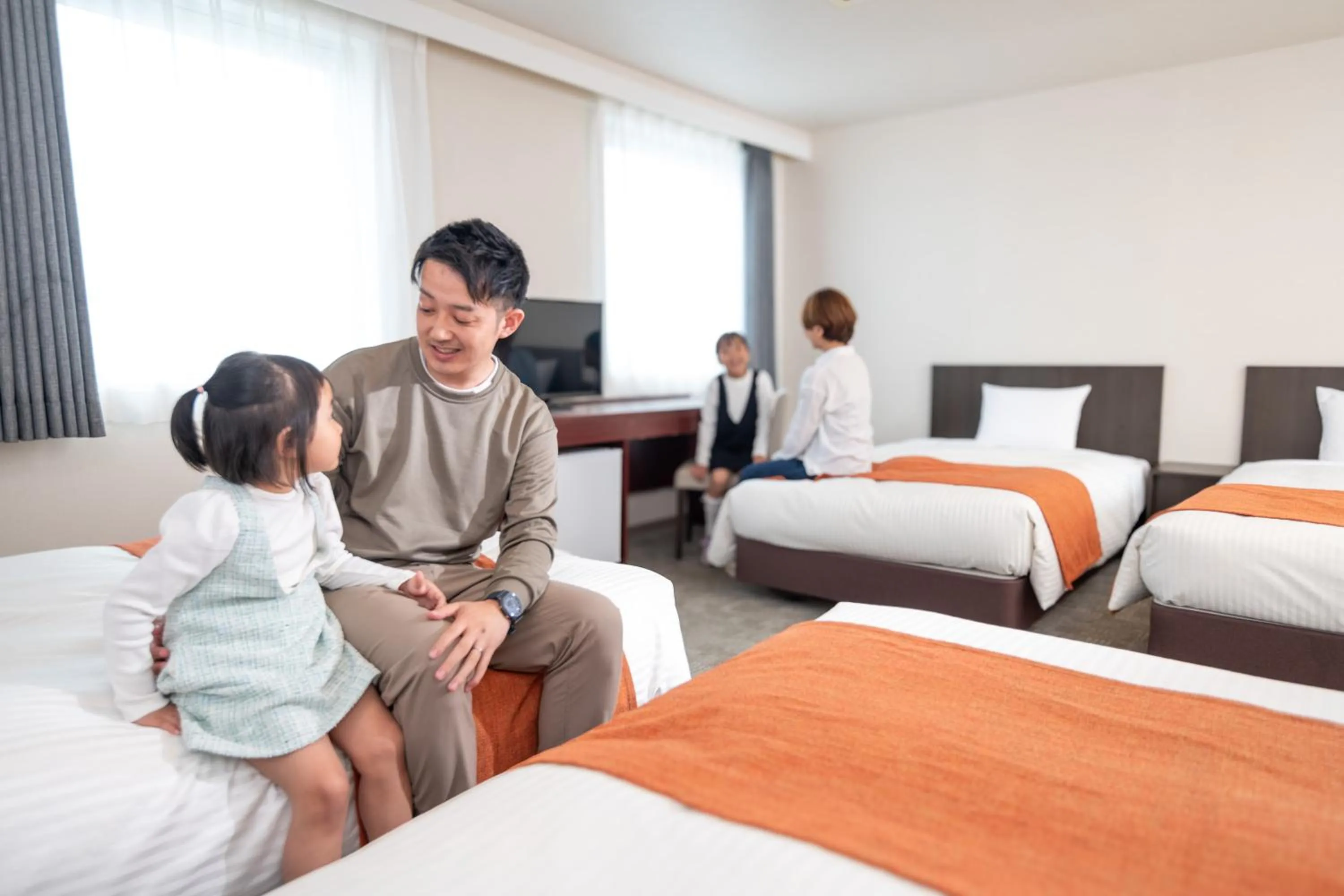 People, Bed in Smile Hotel Hakodate