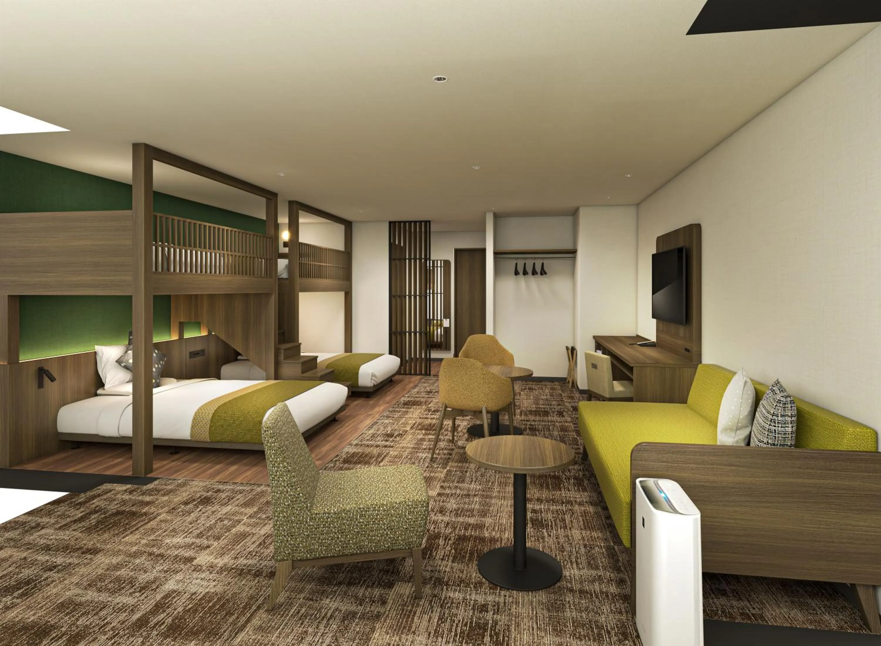 Bed in HOTEL MYSTAYS Hakodate Station