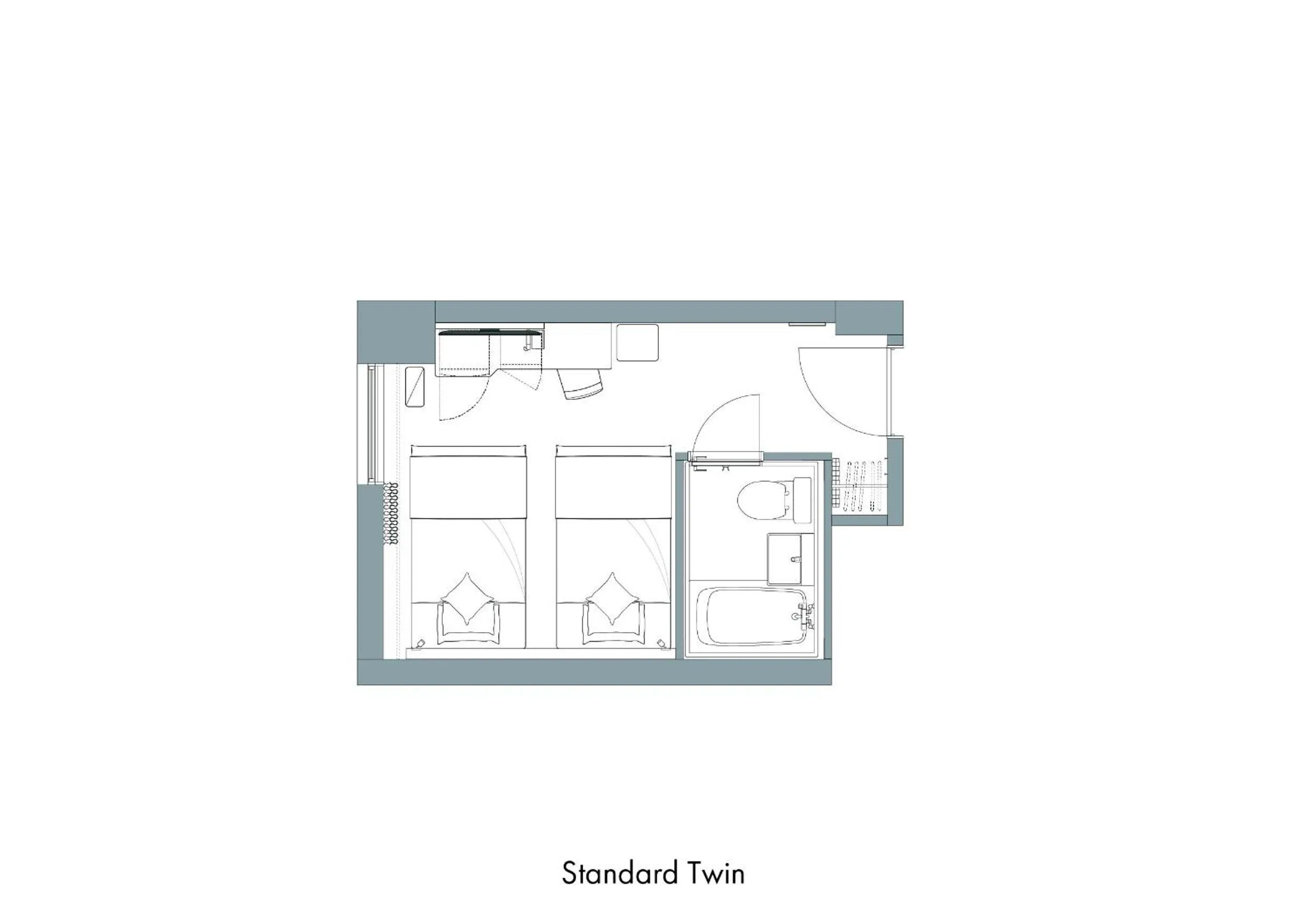 Floor plan in HOTEL MYSTAYS Kanazawa Katamachi